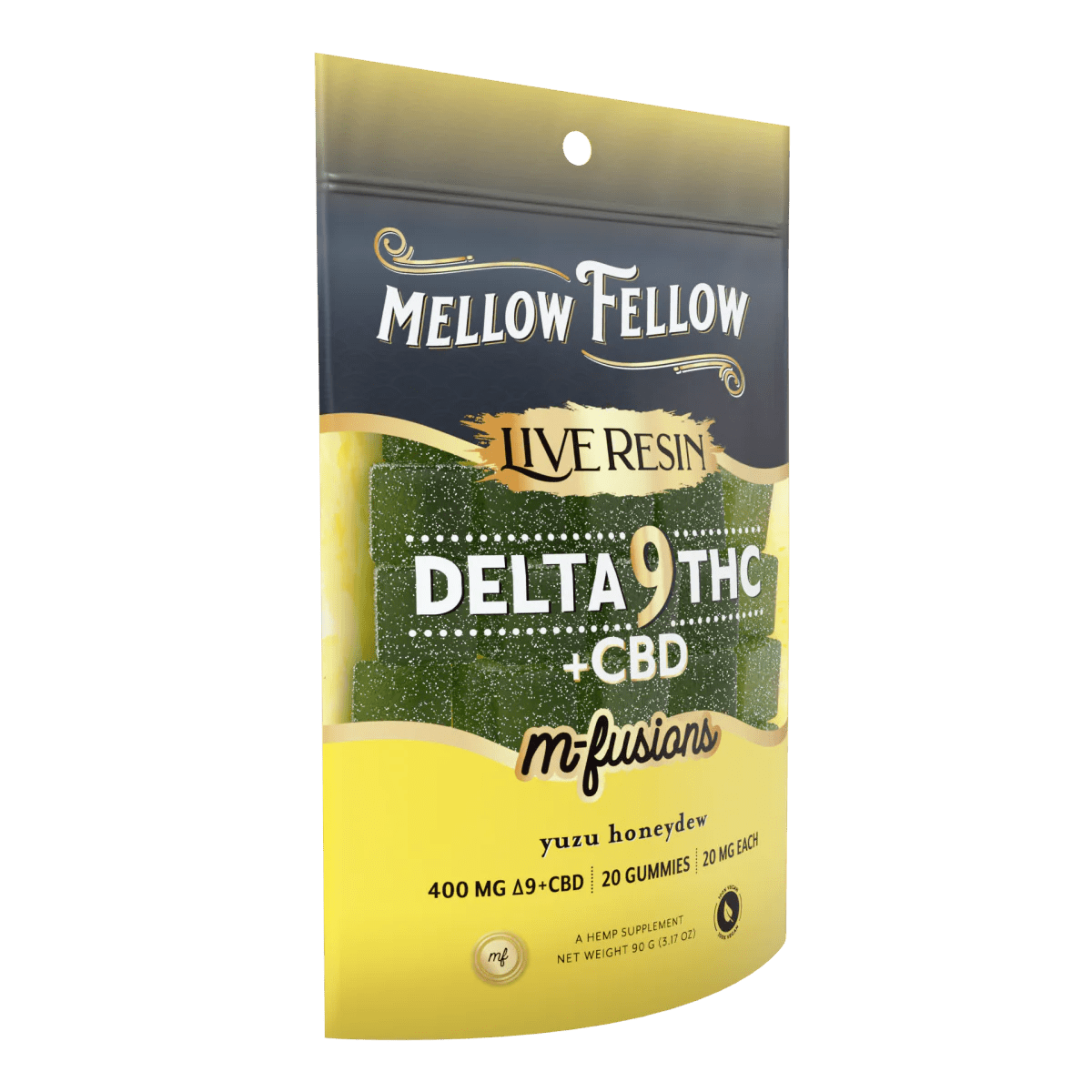 Delta 9 Live Resin Edibles 400mg - Yuzu Honeydew