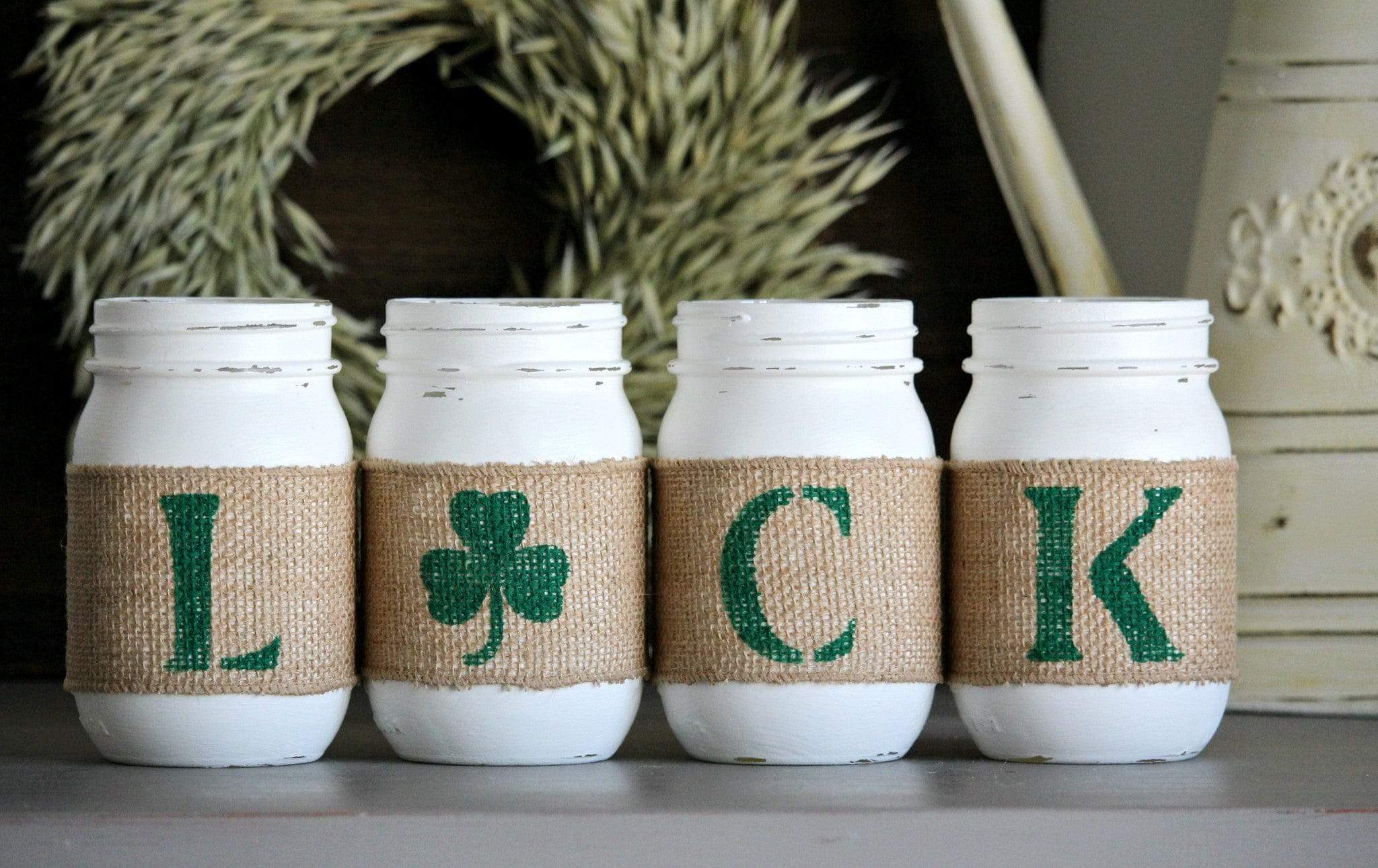 St.Patrick's Day Rustic Home Decor | Irish Table Decorations