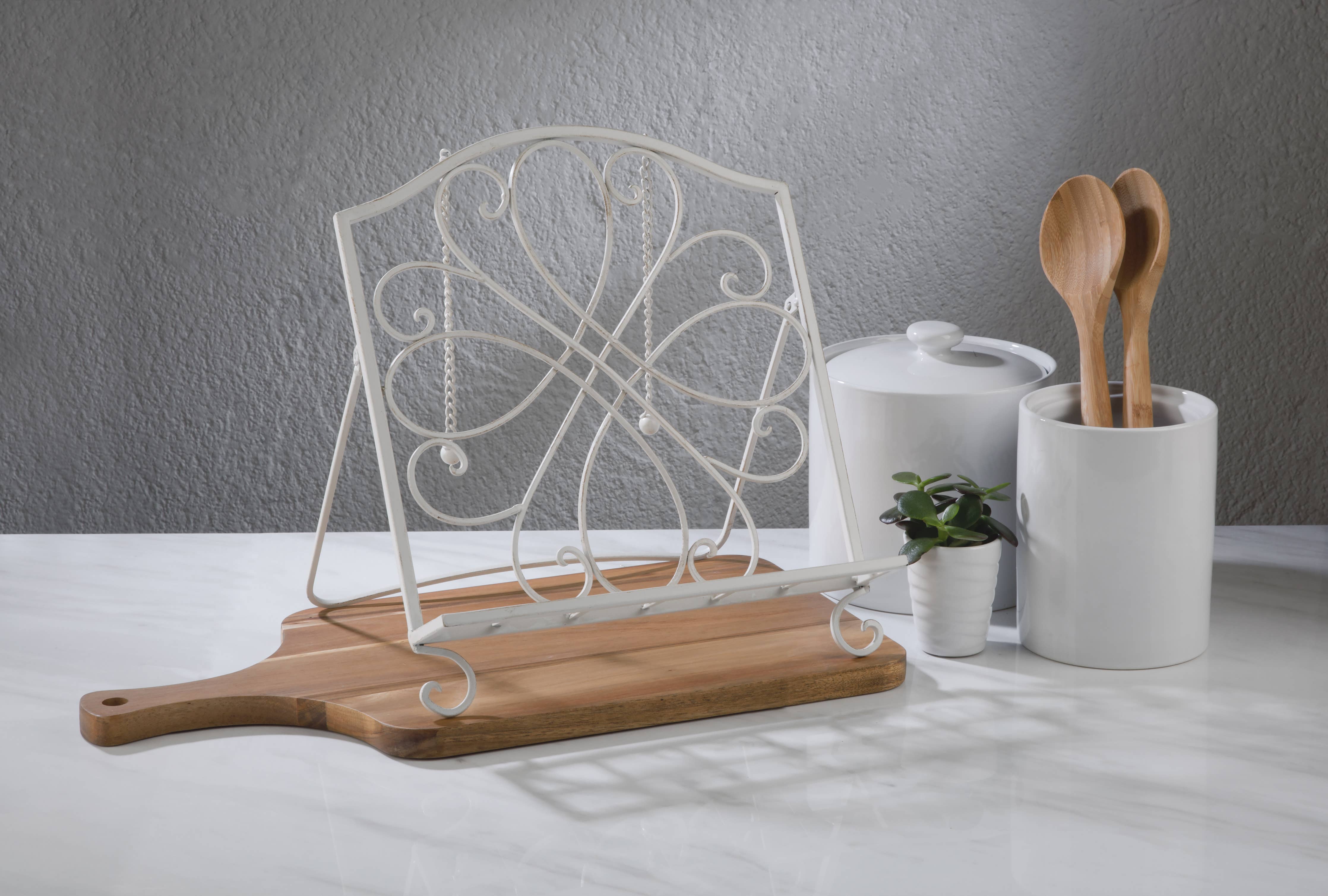 White Book Stand