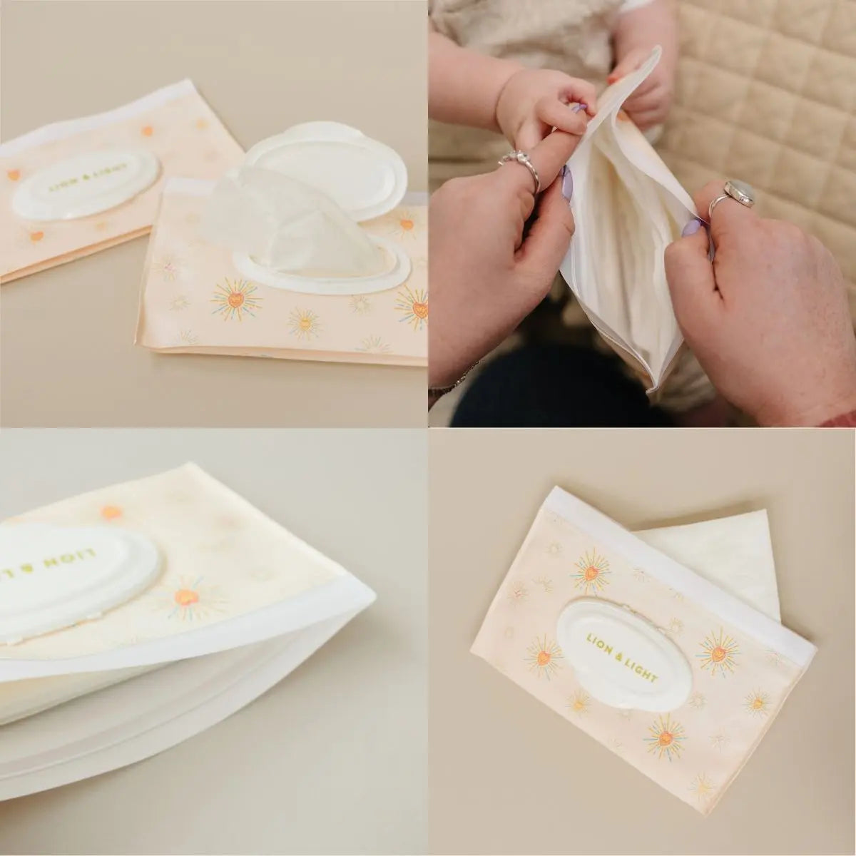 Reusable Wipes Packs (Set of 2)