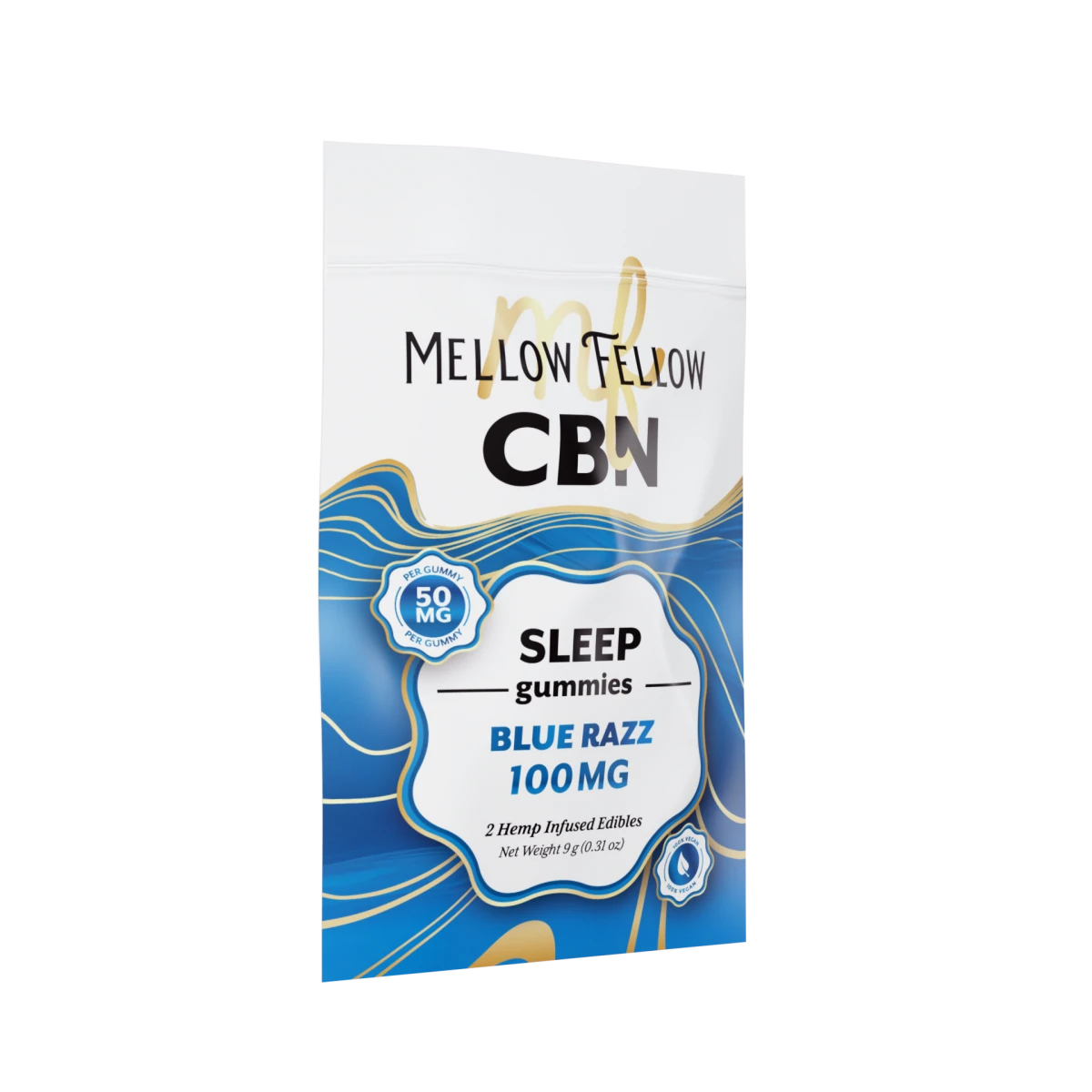 Sleep CBN Gummies 100mg - Blue Razz