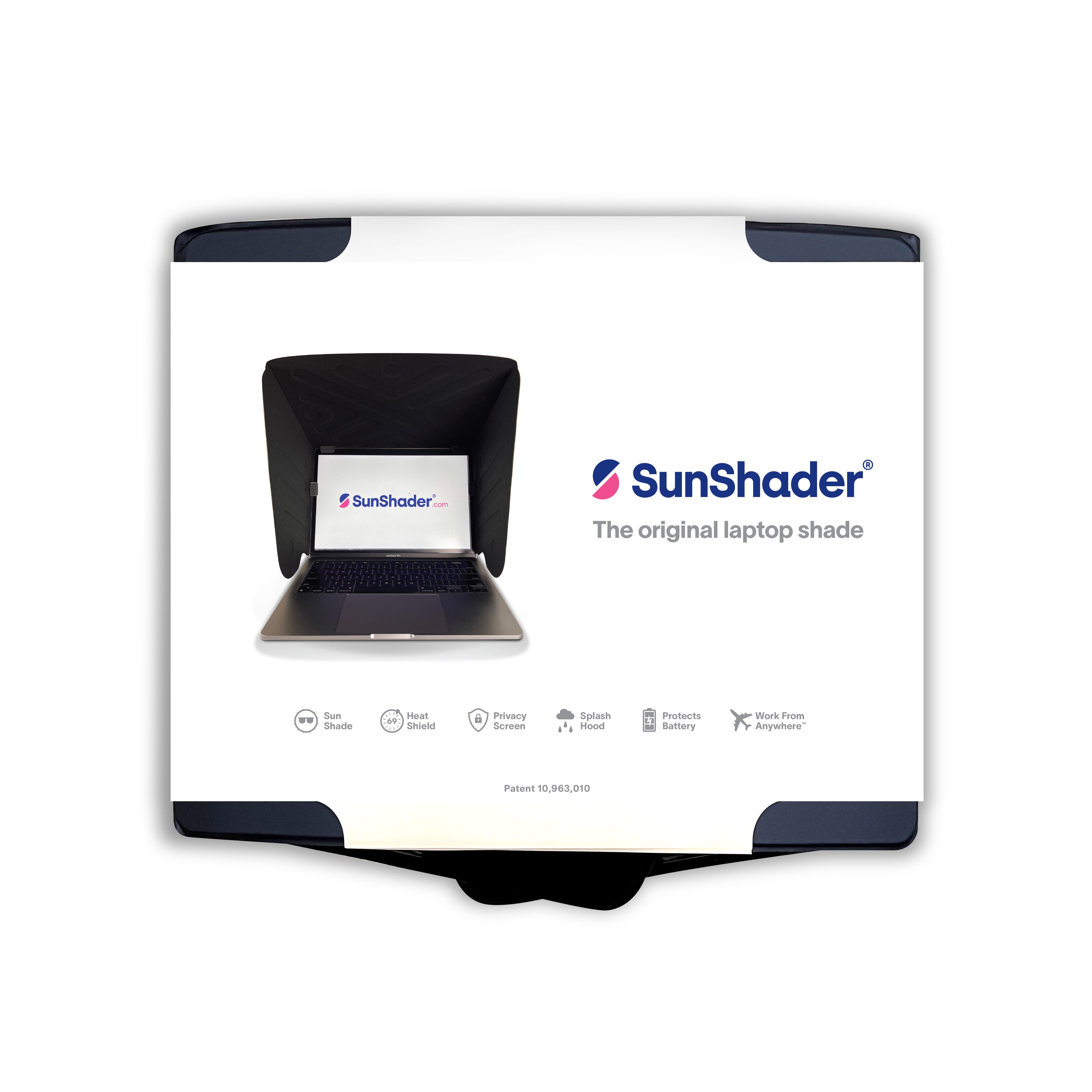 SunShader Pro 5 - Laptop Sun Shade for Working Outside