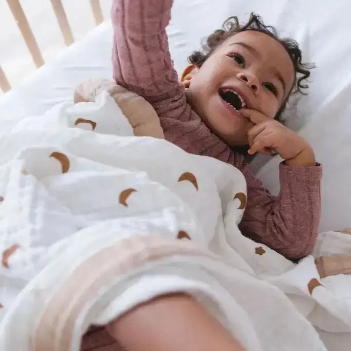 Moonlit Blanket + Ruffled Moonlit Pajamas Bundle