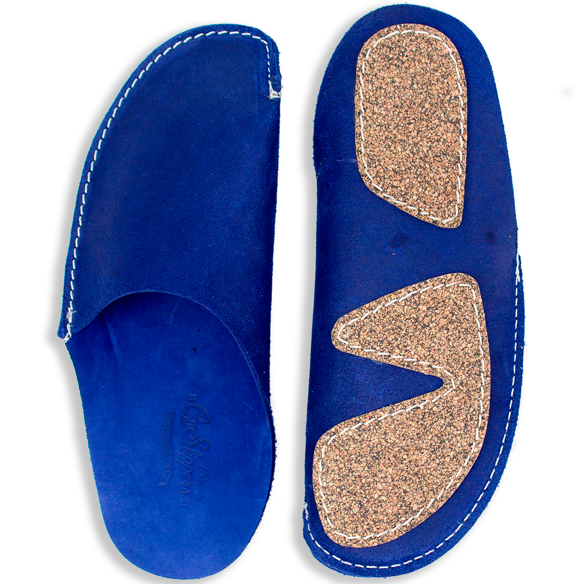 Blue CP Slippers Luxe