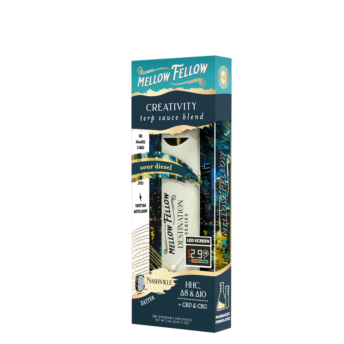 Creativity Blend - Terp Sauce 2ml Disposable Vape - Sour Diesel (Sativa)