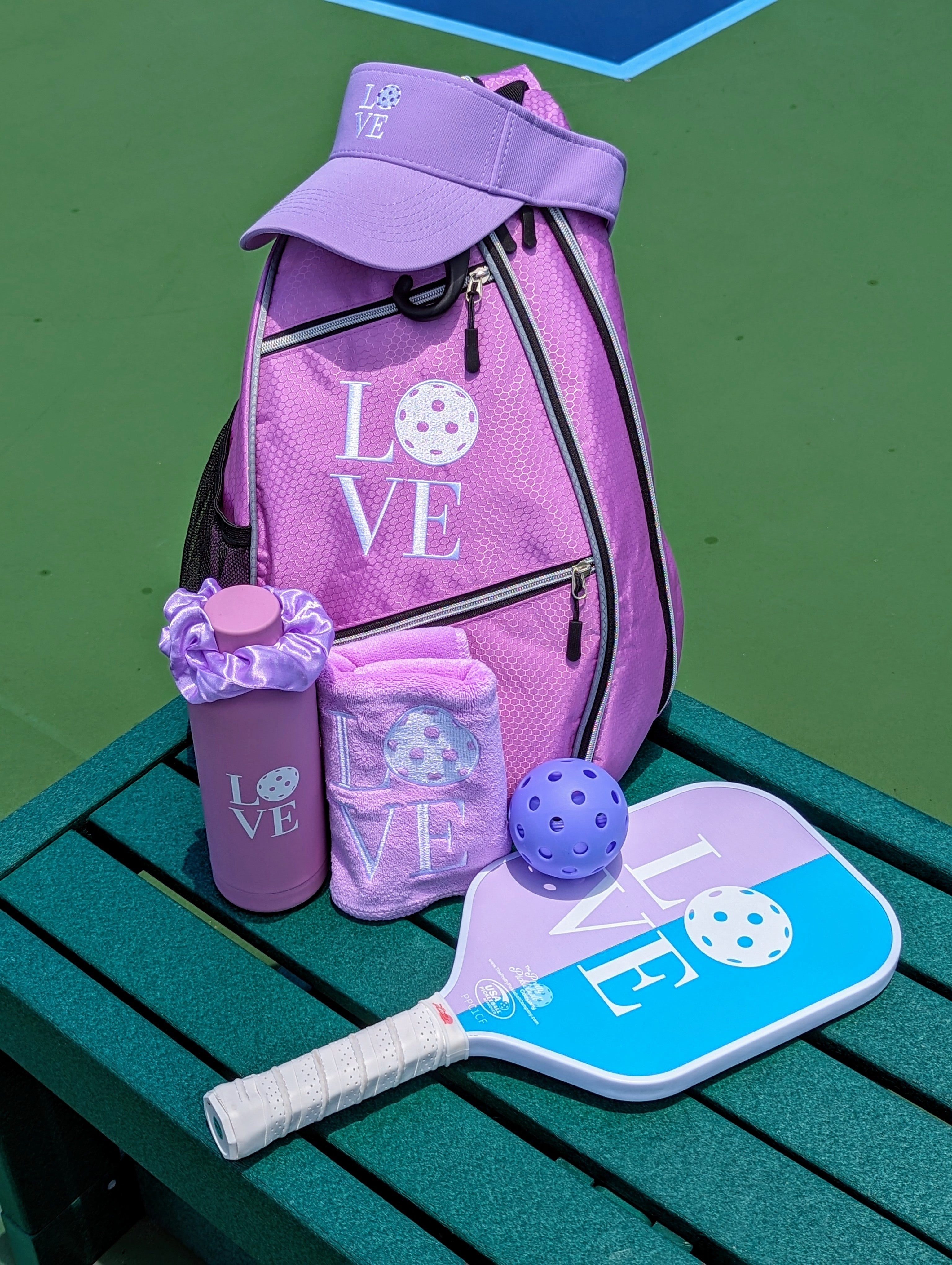 Pickler Purple Pickleball Fan Pack
