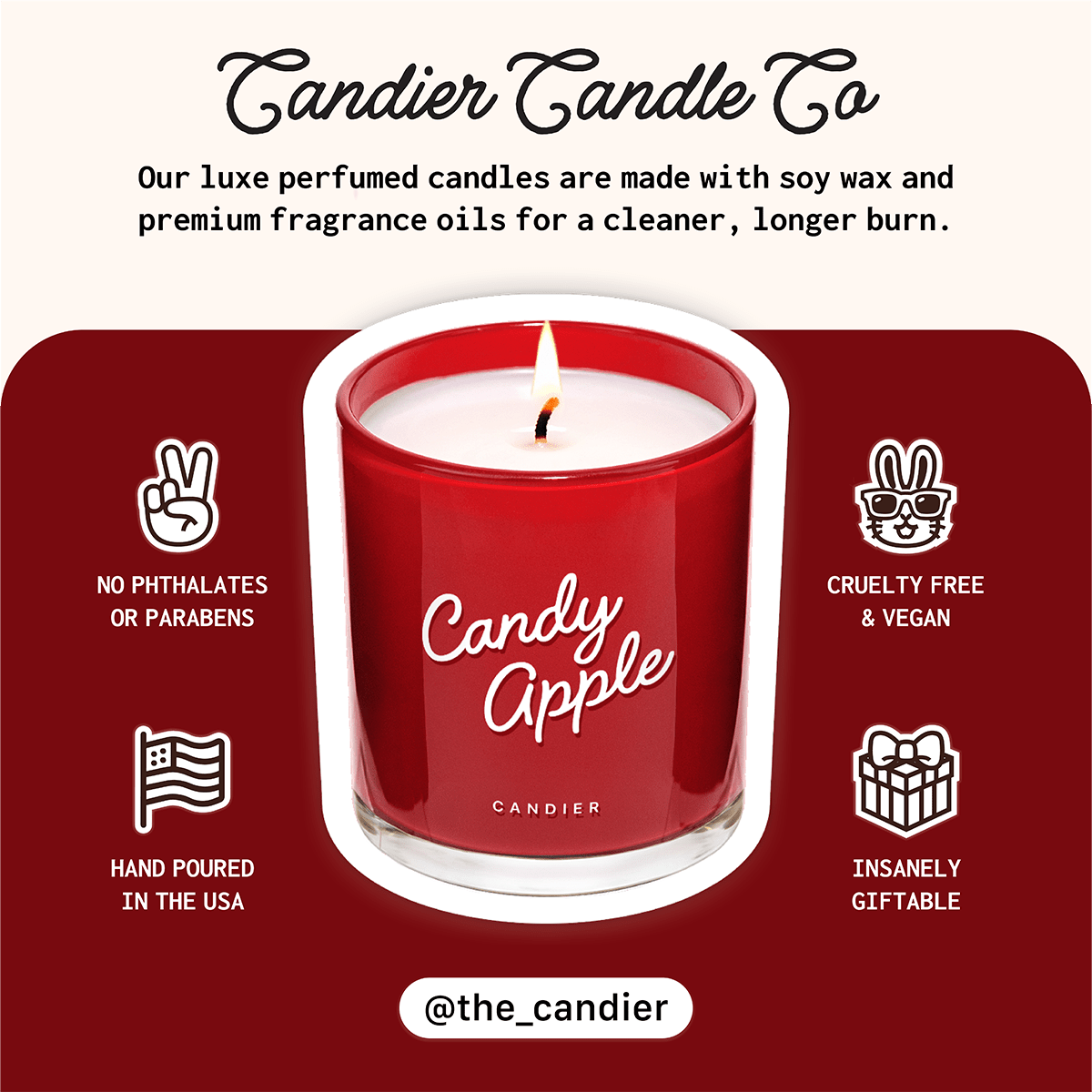 Candy Apple Candle