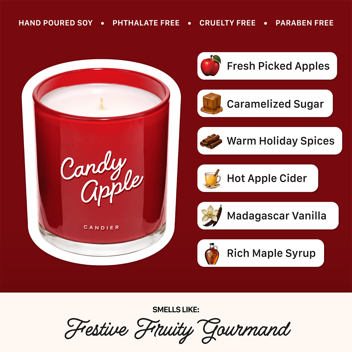 Candy Apple Candle