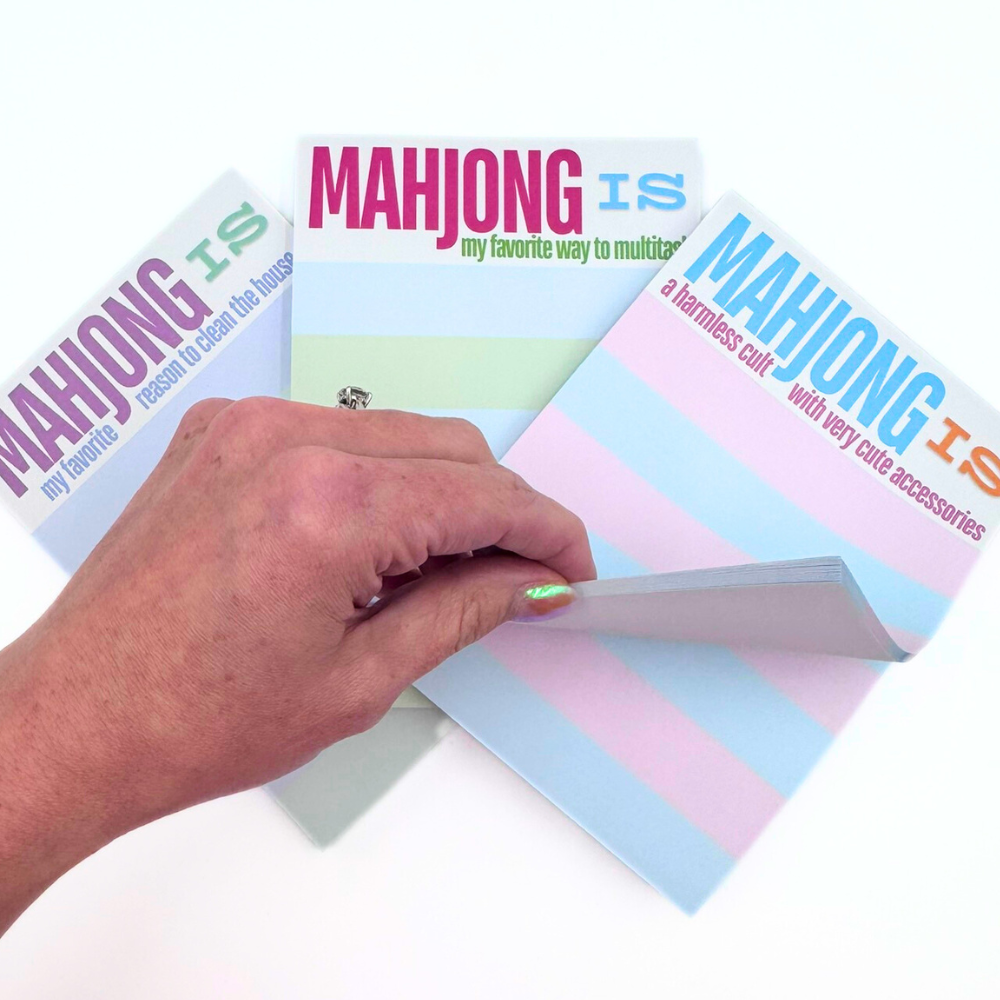 MAHJONG NOTEPAD  |  5x7 inches  |  100 Pages