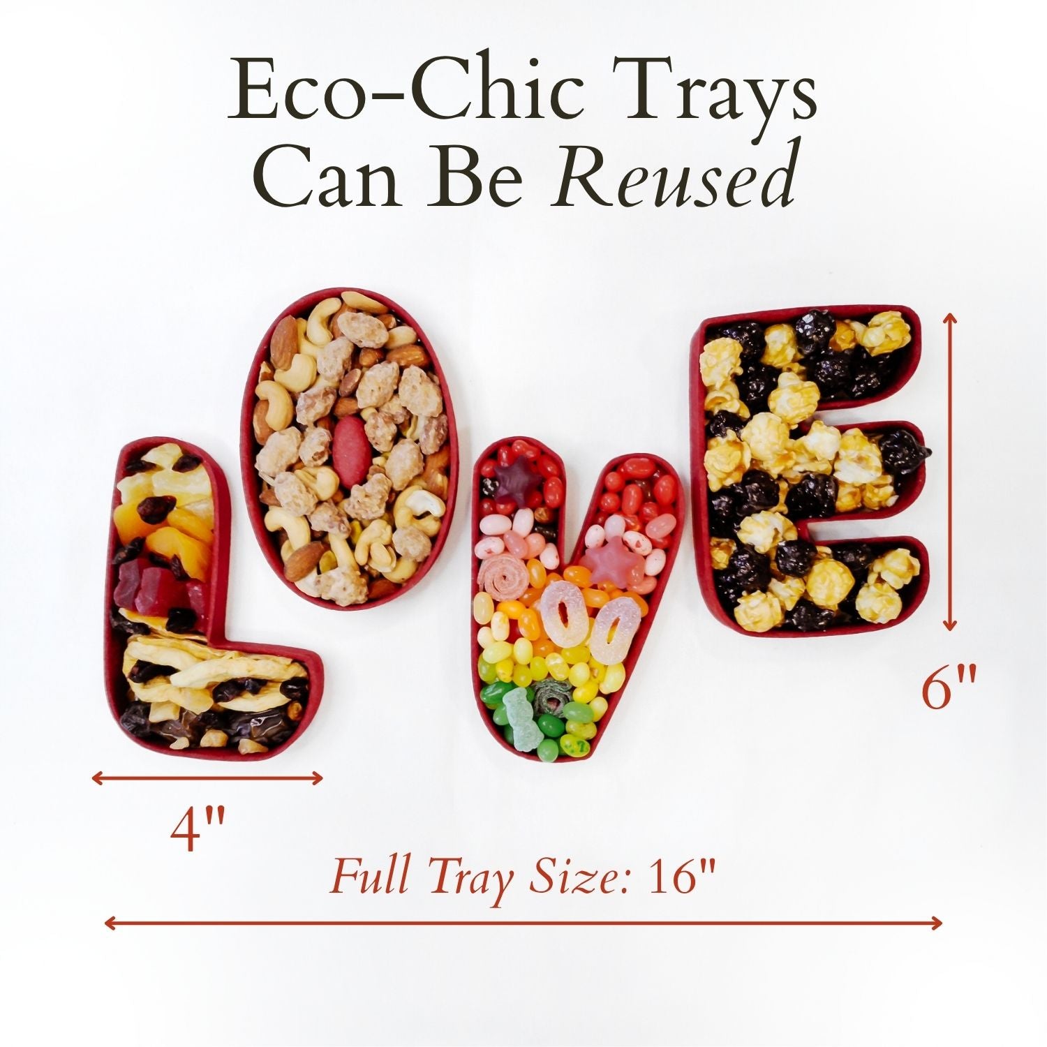 LOVE Gourmet Gift Box: Edible Letters Filled with Artisanal Treats