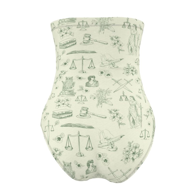 Courtroom Botanica Strapless Swimsuit
