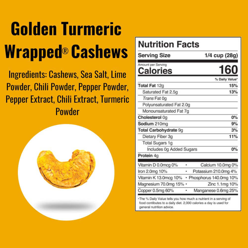 Cashew Variety Pack | 6 Snack Packs