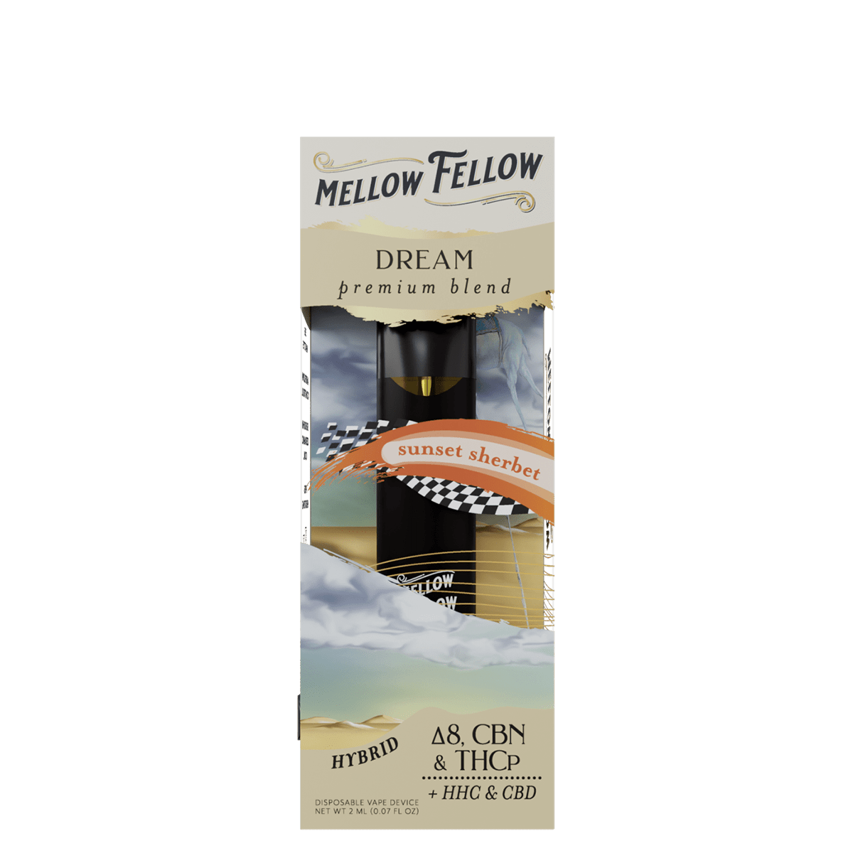 Dream Blend 2ml Disposable Vape - Sunset Sherbet (Hybrid)