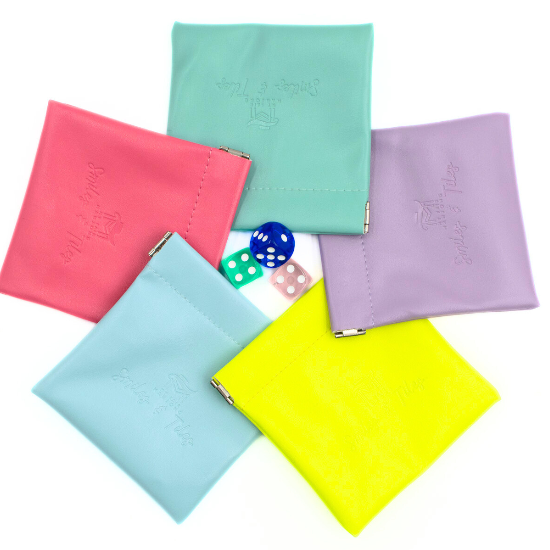 Mahjong Pouch for Tiles, Dice, Coins