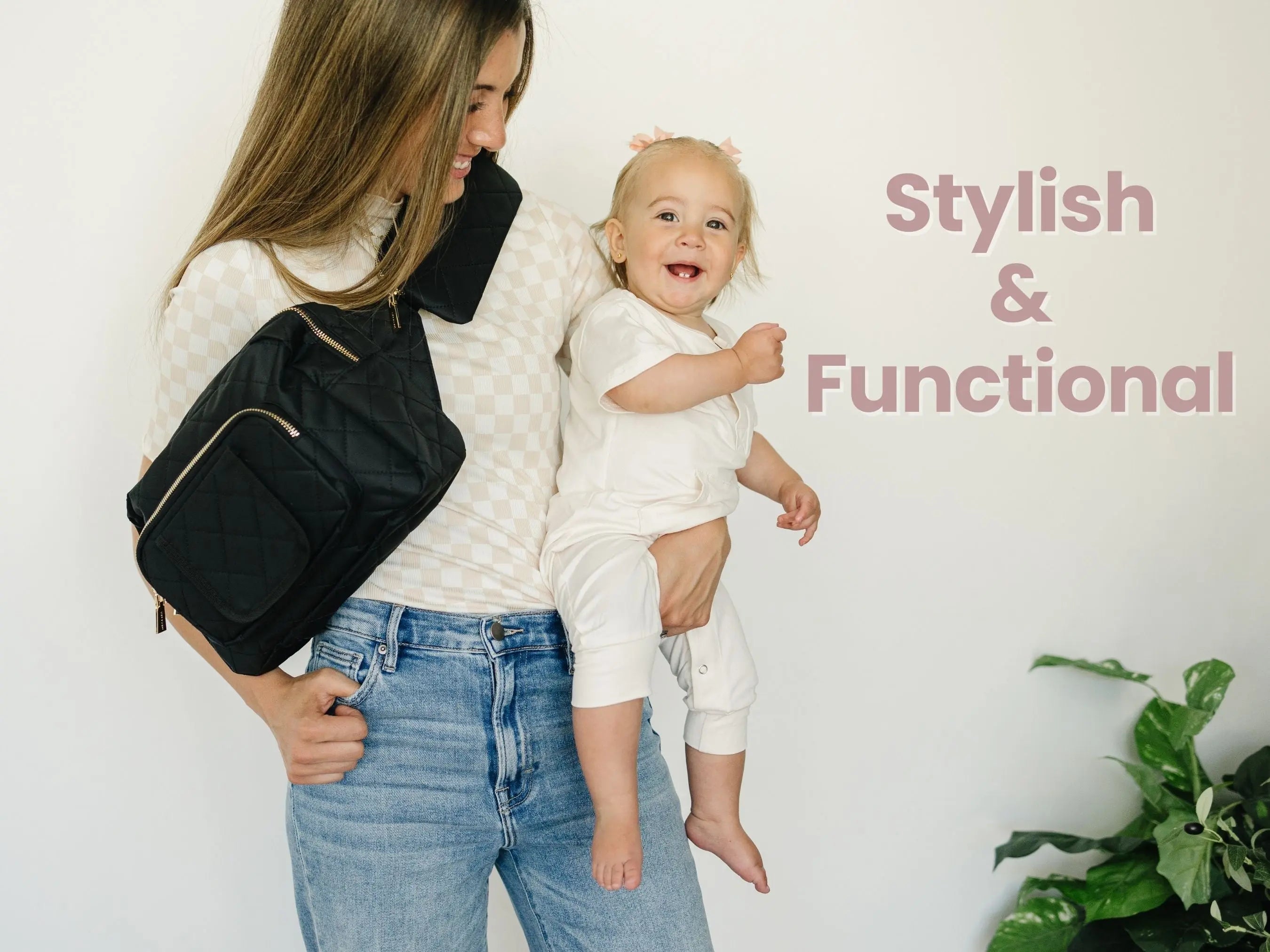 The Jetsetter Mini Diaper Bag - Black