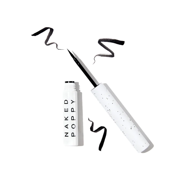 NakedPoppy Clean Liquid Eyeliner – Black