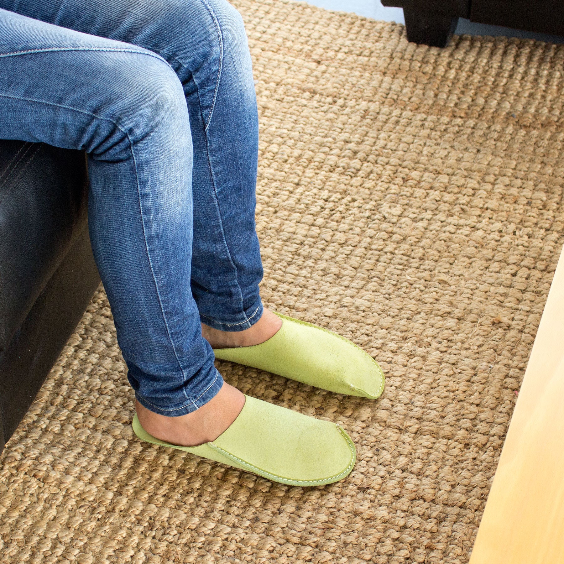 Green CP Slippers Luxe