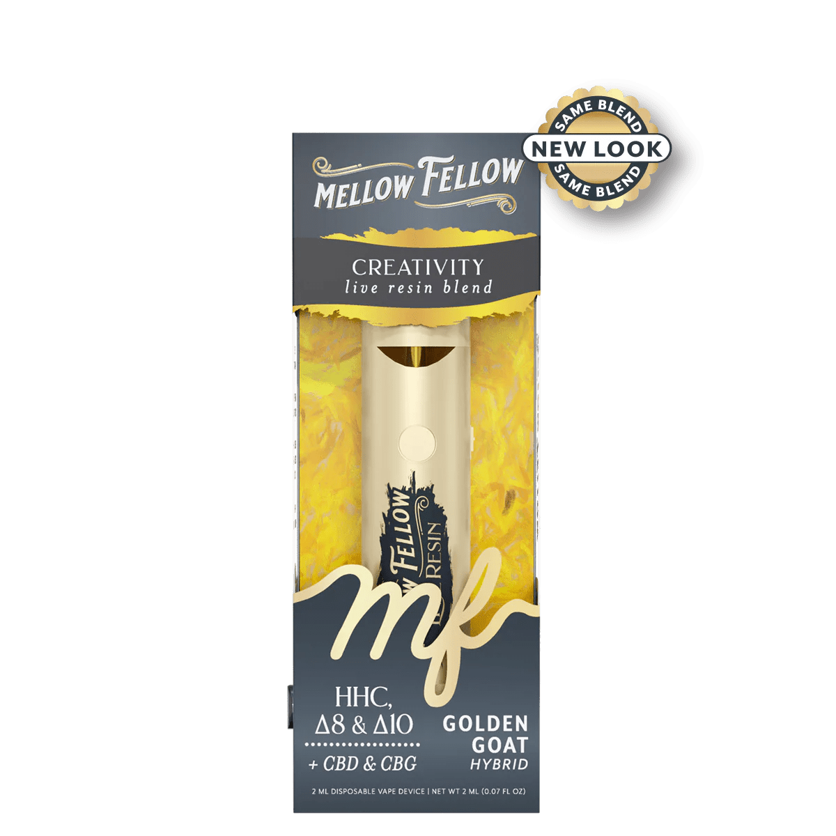 Creativity Blend 2ml Live Resin Disposable Vape - Golden Goat (Hybrid)