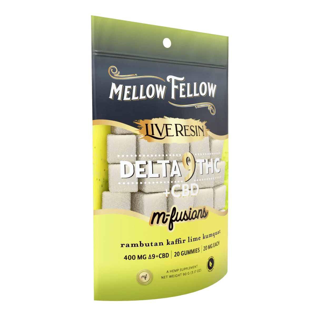 Delta 9 Live Resin Edibles 400mg - Rambutan Kaffir Lime Kumquat