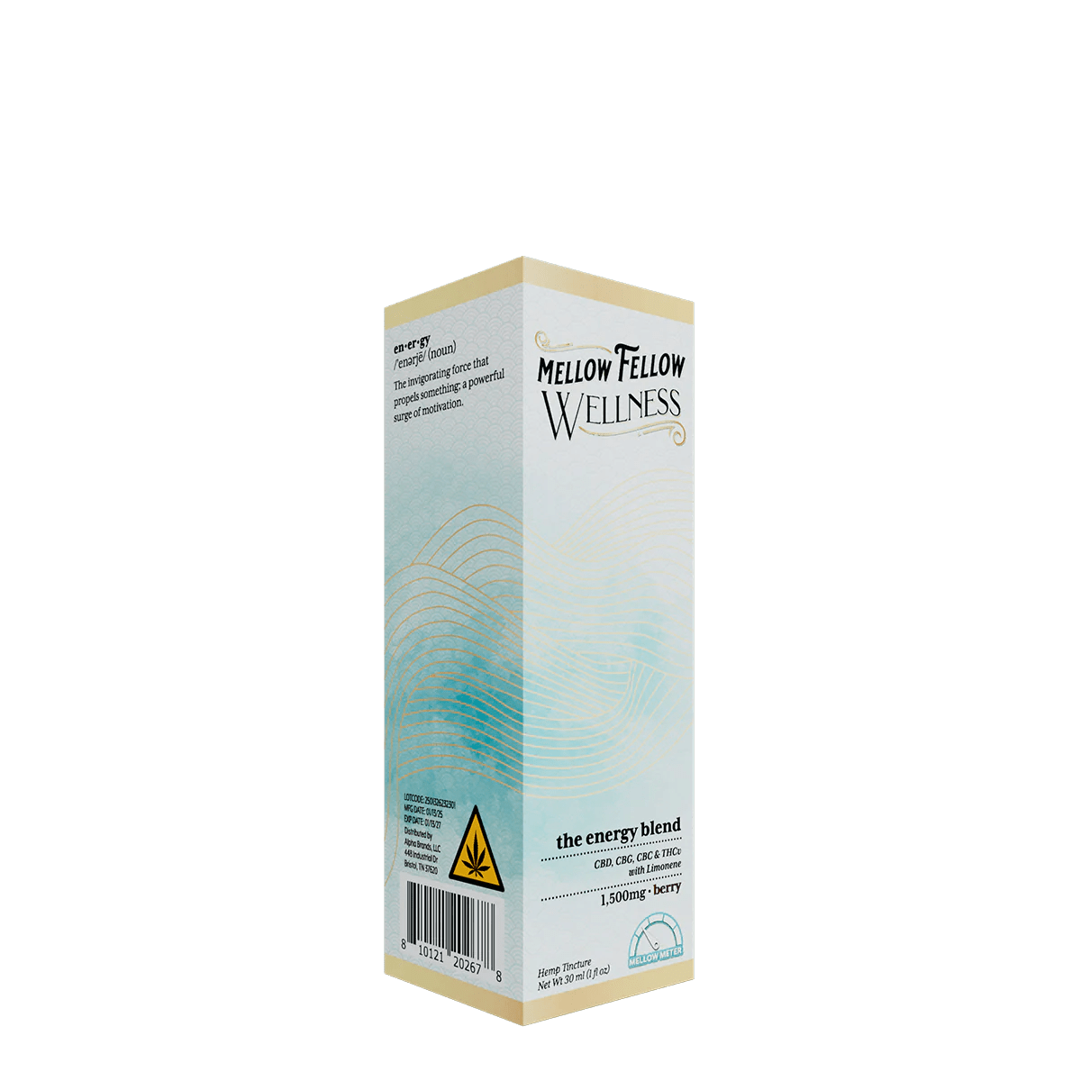 The Energy Blend CBD Tincture - 1500mg - Berry