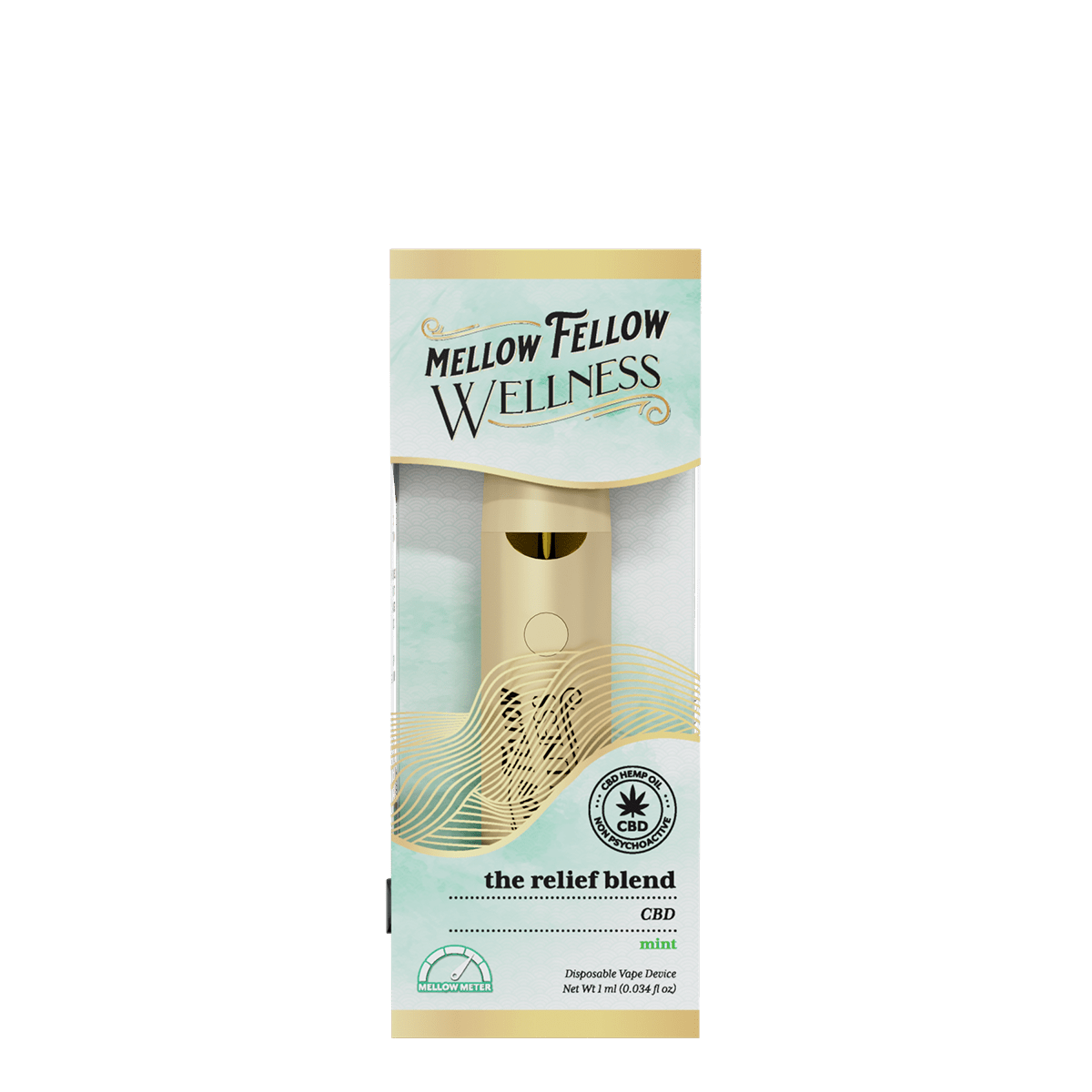 The Relief Blend - 1ml CBD Disposable Vape (Mint)
