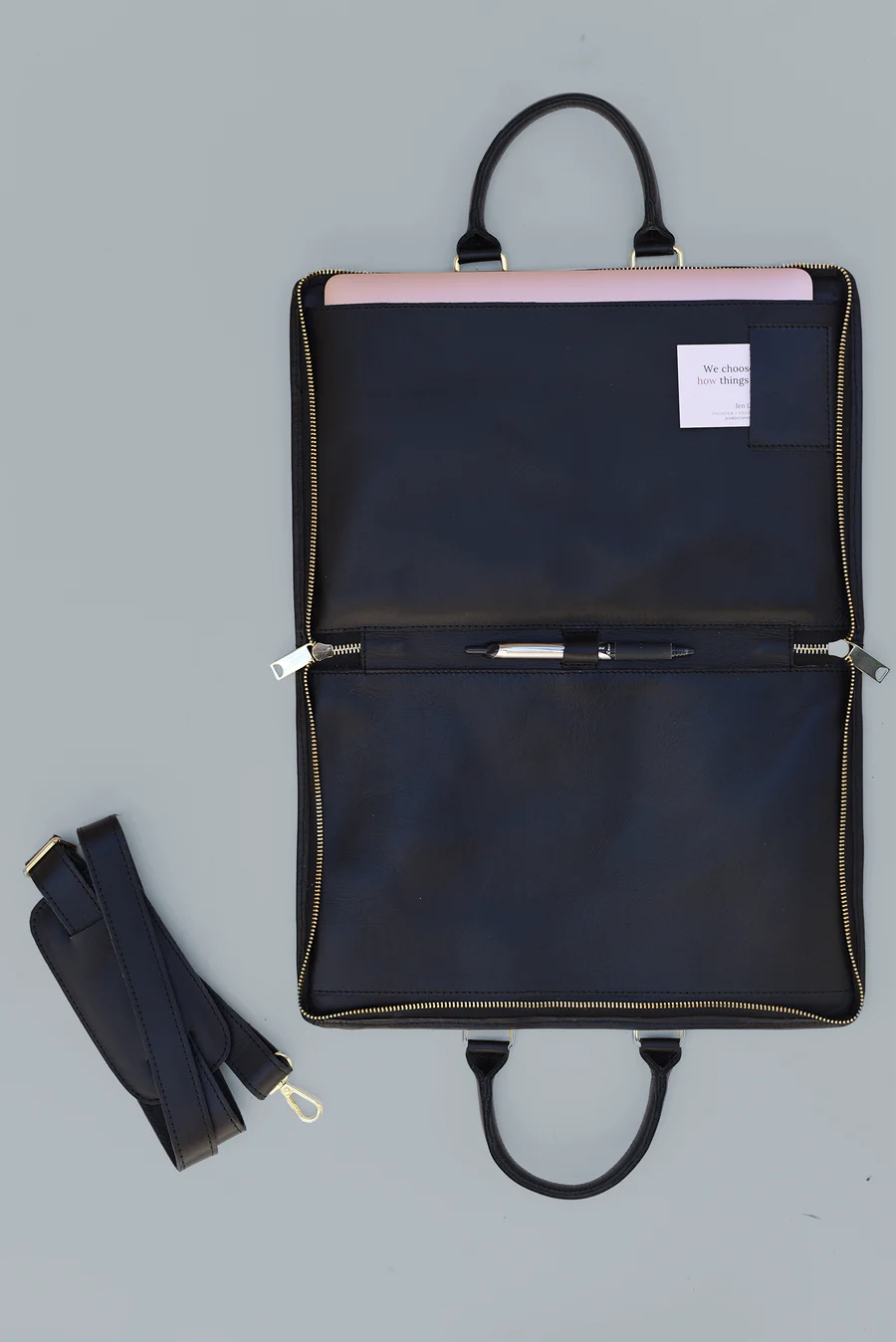 Leather Laptop Portfolio