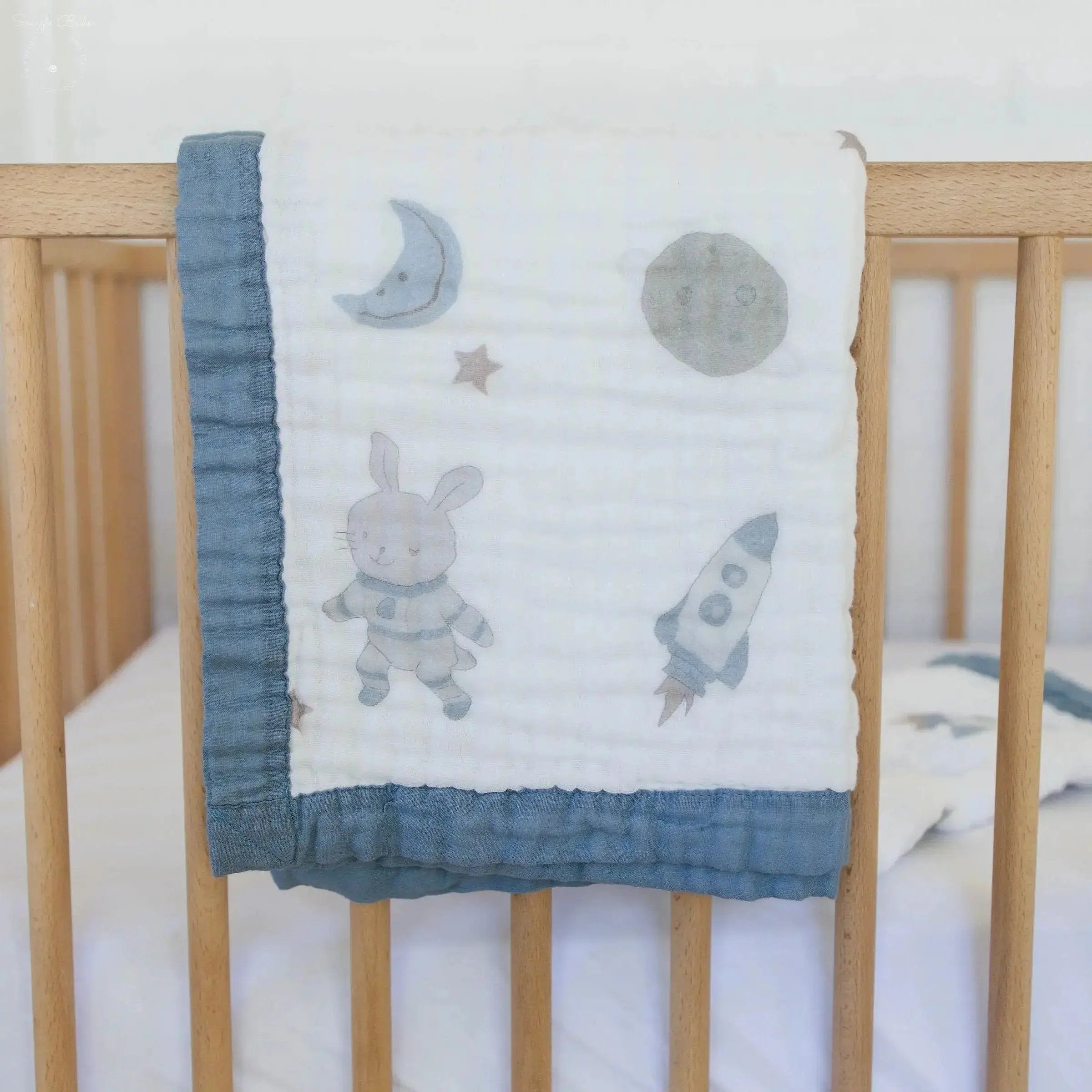 Moonlit + Hopping Astronaut Blanket Bundle