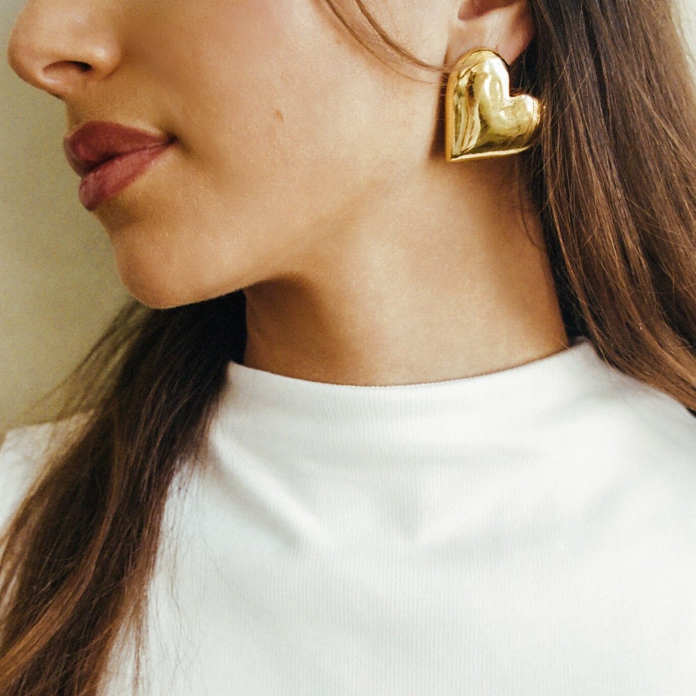 Puffy Heart Earrings