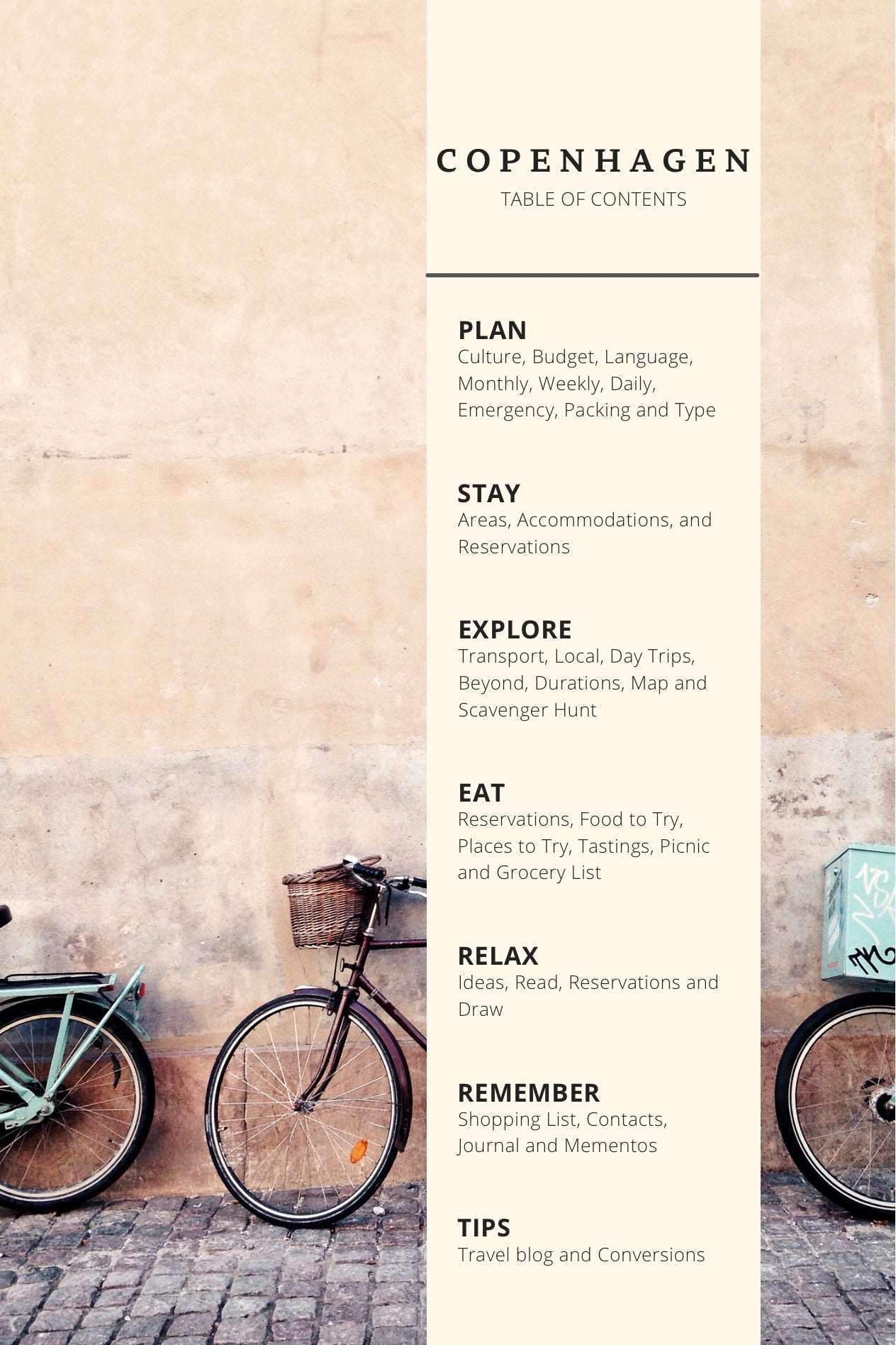 Copenhagen Travel Guide Book for A Denmark Trip