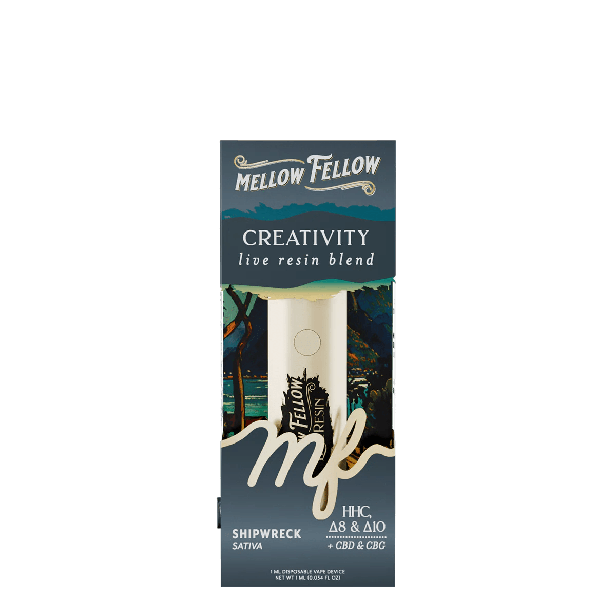 Creativity Blend - Live Resin 1ml Disposable Vape - Shipwreck (Sativa)