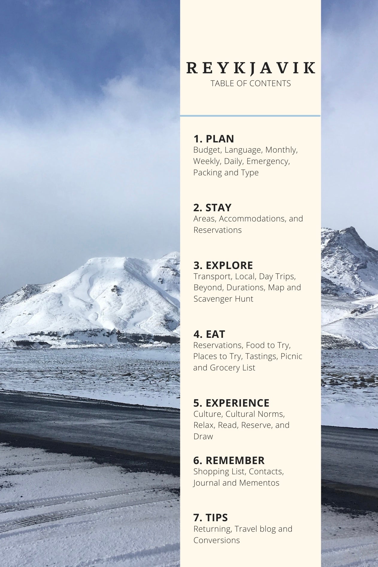 Iceland Travel Planner: Reykjavík Guide for a Beautiful Holiday