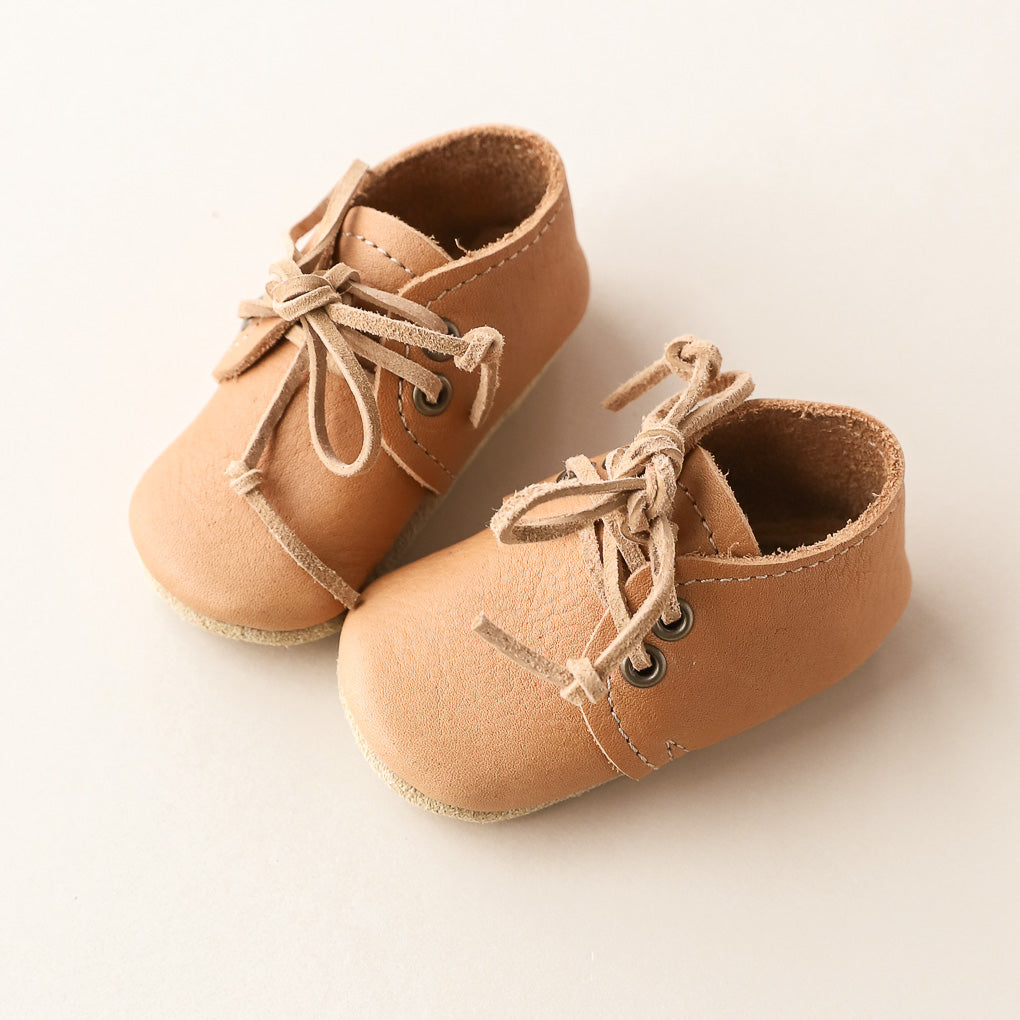 Baby Oxfords in Caramel