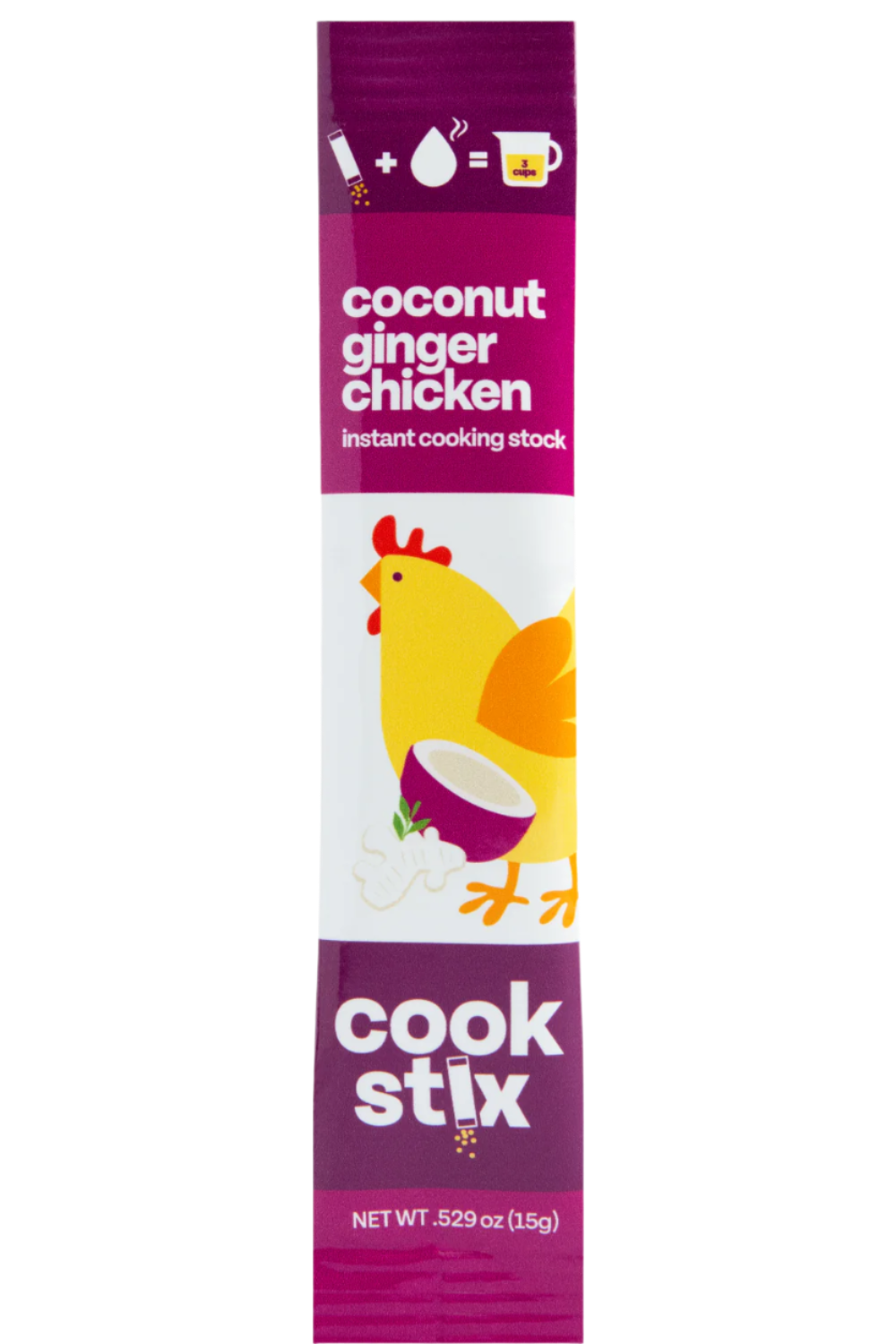 Coconut Ginger Chicken Stock - 1 Stix