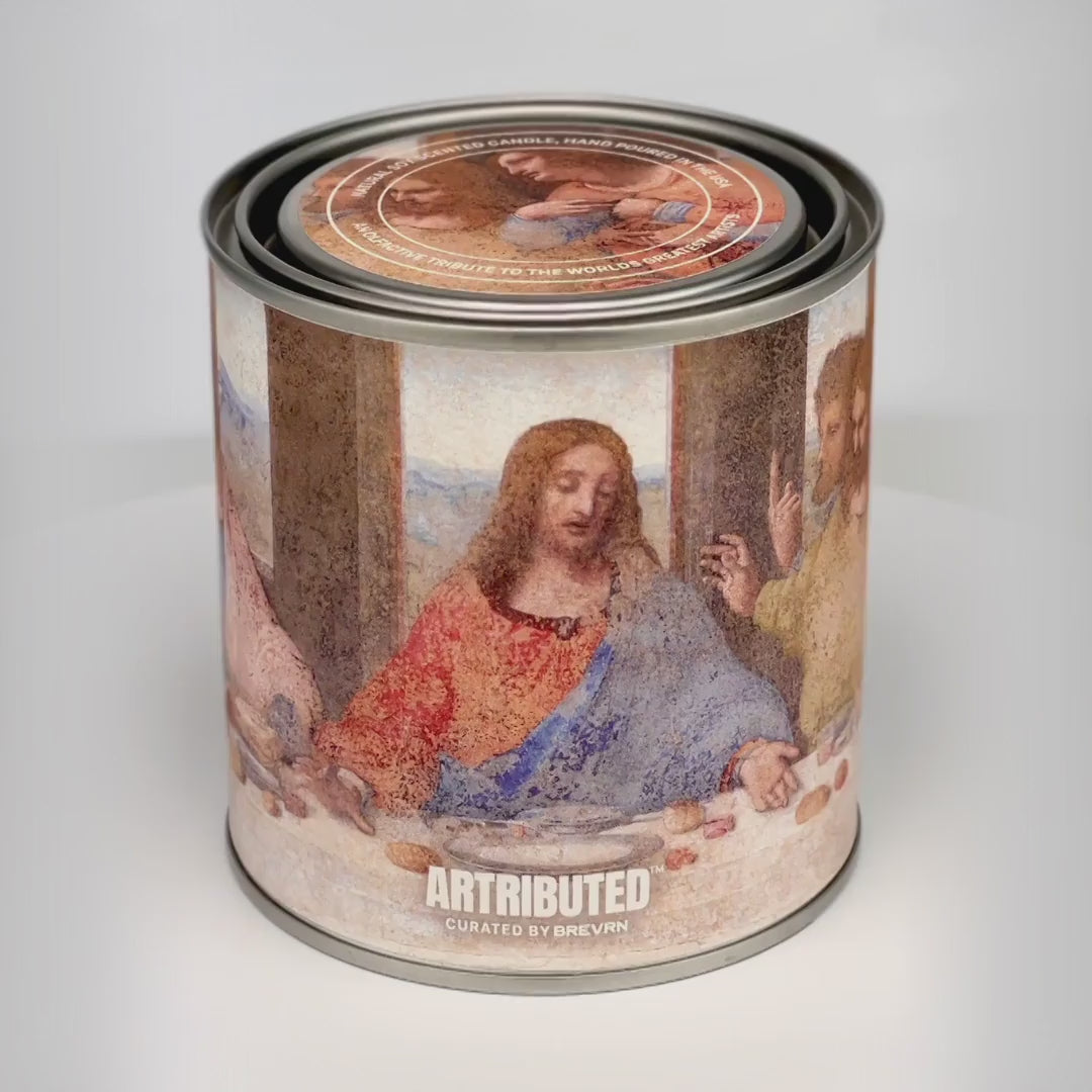 Artributed -Leonardo Da Vinci The Last Supper Candle