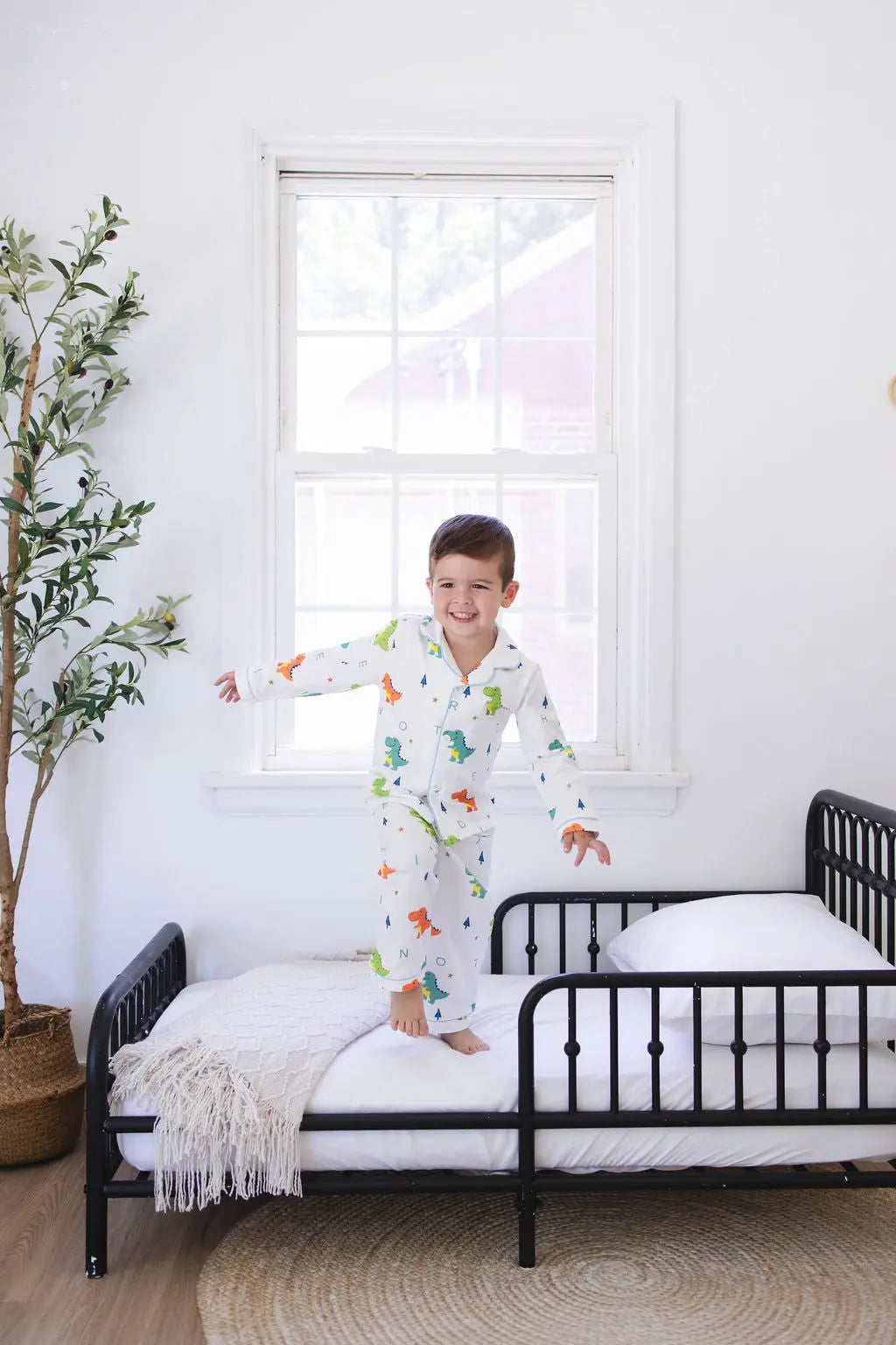 Dino Dreams Blanket + Dino Dreams Pajamas Bundle