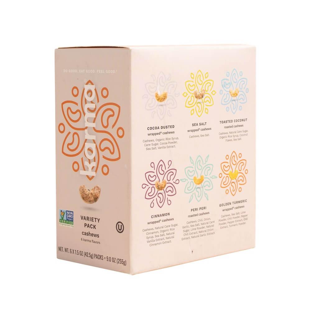 Cashew Variety Pack | 6 Snack Packs