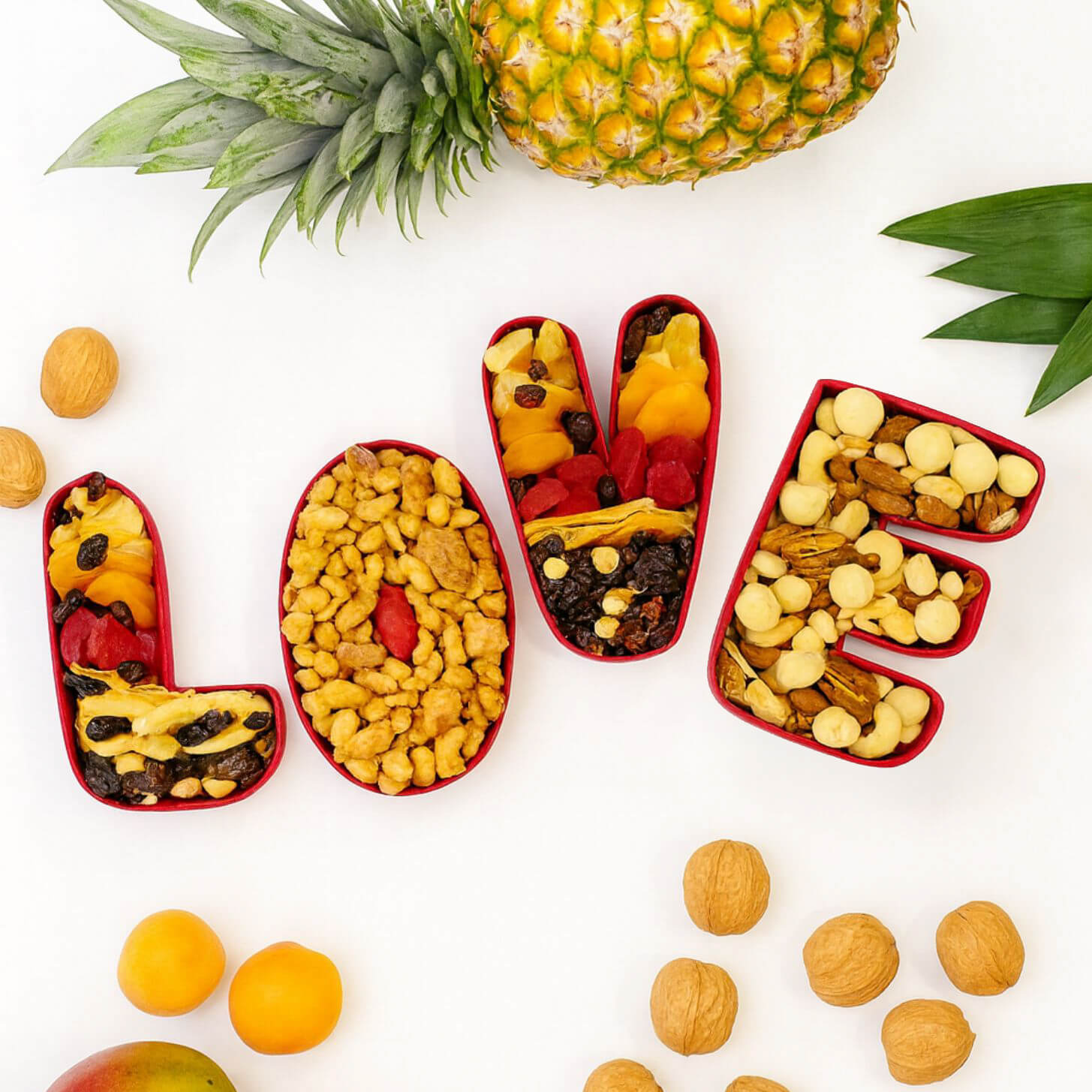 LOVE Gourmet Gift Box: Edible Letters Filled with Artisanal Treats