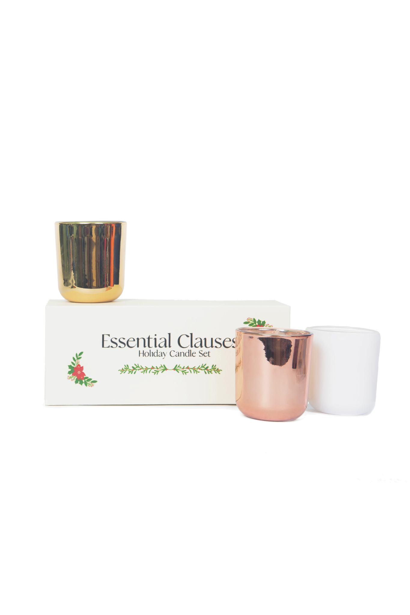 Essential Clauses Holiday Candle Set