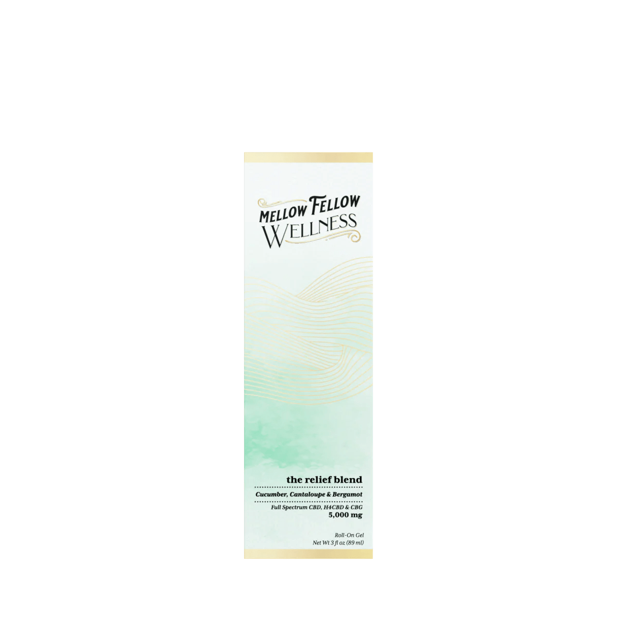 Wellness Roll On Gel - The Relief Blend - Cucumber, Cantaloupe and Bergamot - 5000mg