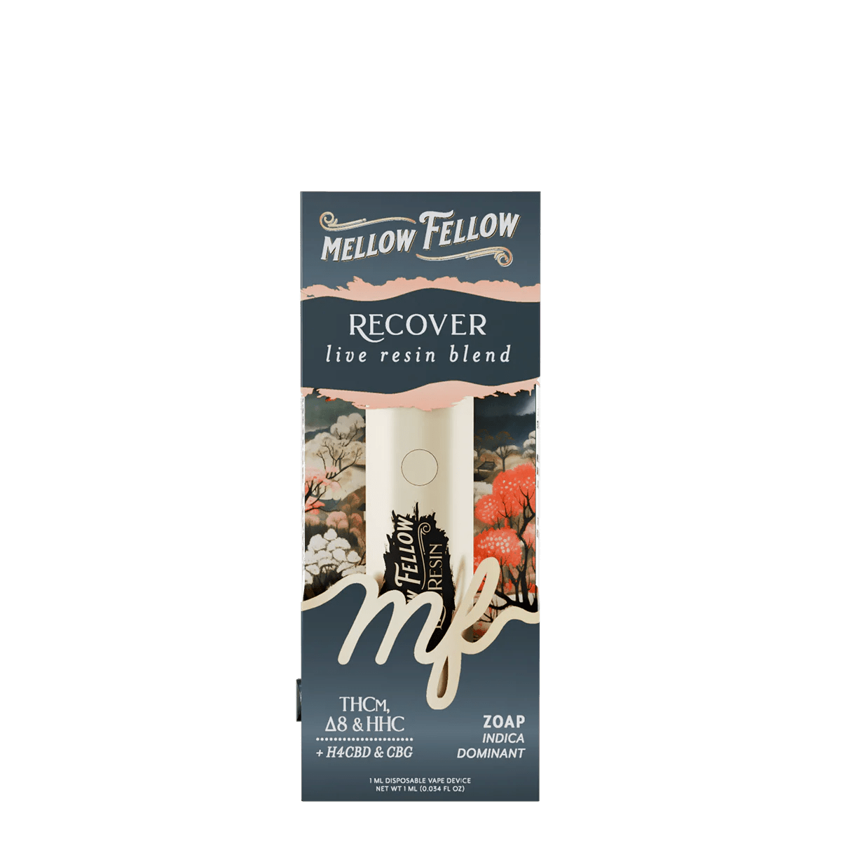 Recover Blend - Live Resin 1ml Disposable Vape - Zoap (Indica Dominant)