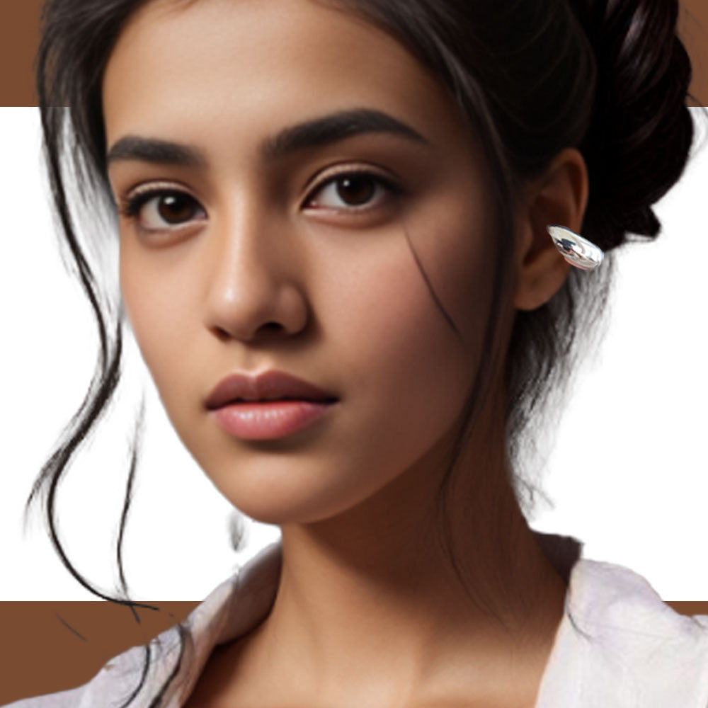 High Polished Gold Ear Cuff