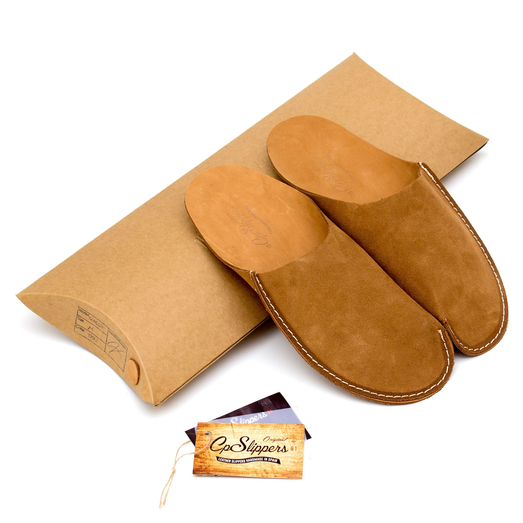 Tan CP Slippers Luxe