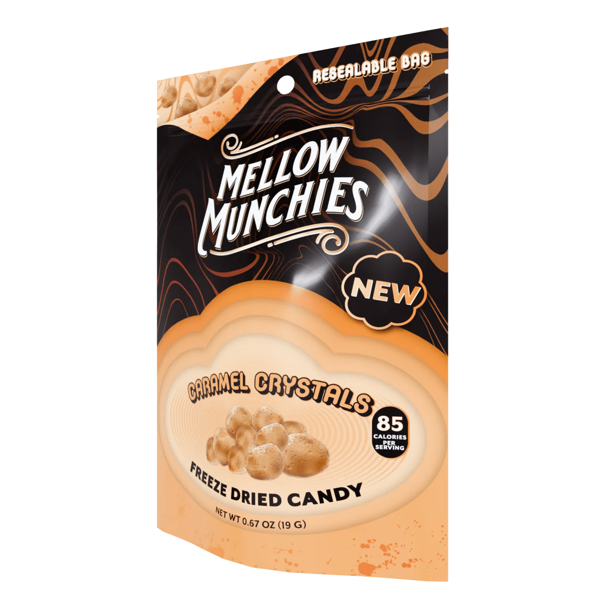 Caramel Crystals Freeze Dried Candy - Snack Size