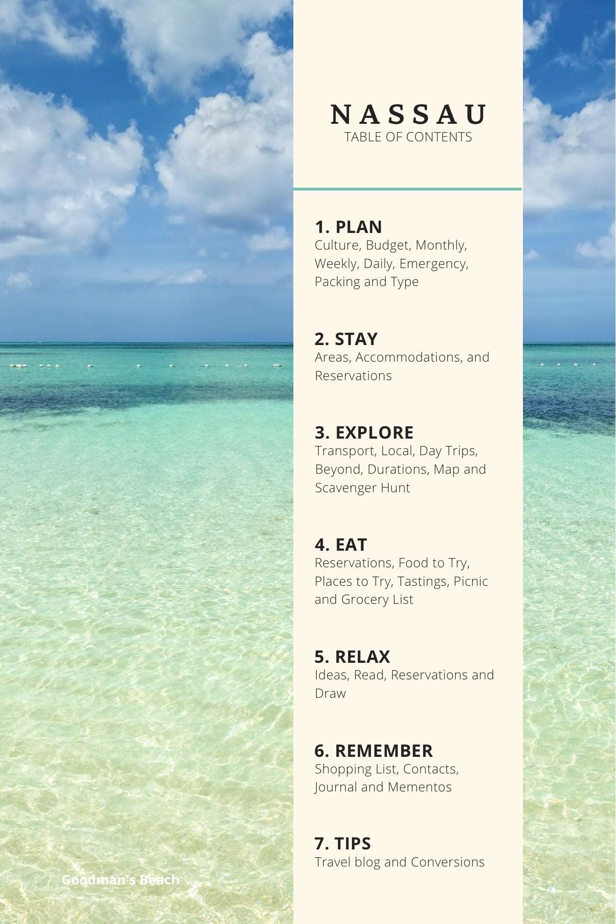 Nassau Bahamas Travel Planner: Pink Sands, Pigs & Paradise