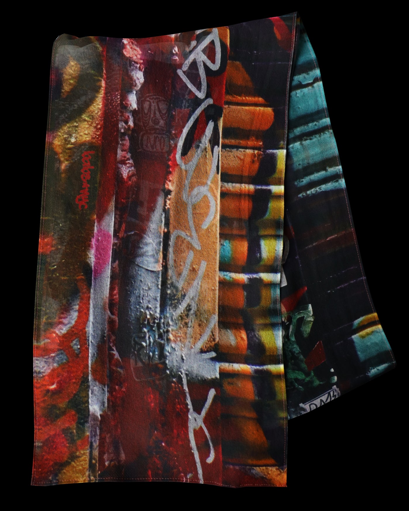 Babs Street Art Silk Scarf