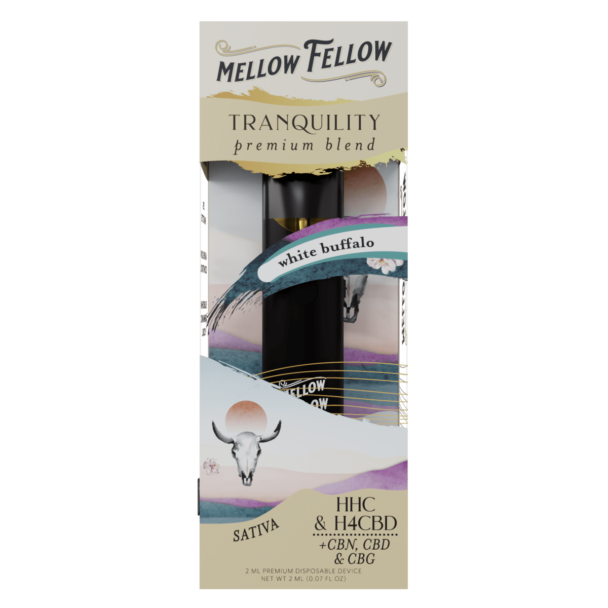 Tranquility Blend 2ml Disposable Vape - White Buffalo (Sativa)