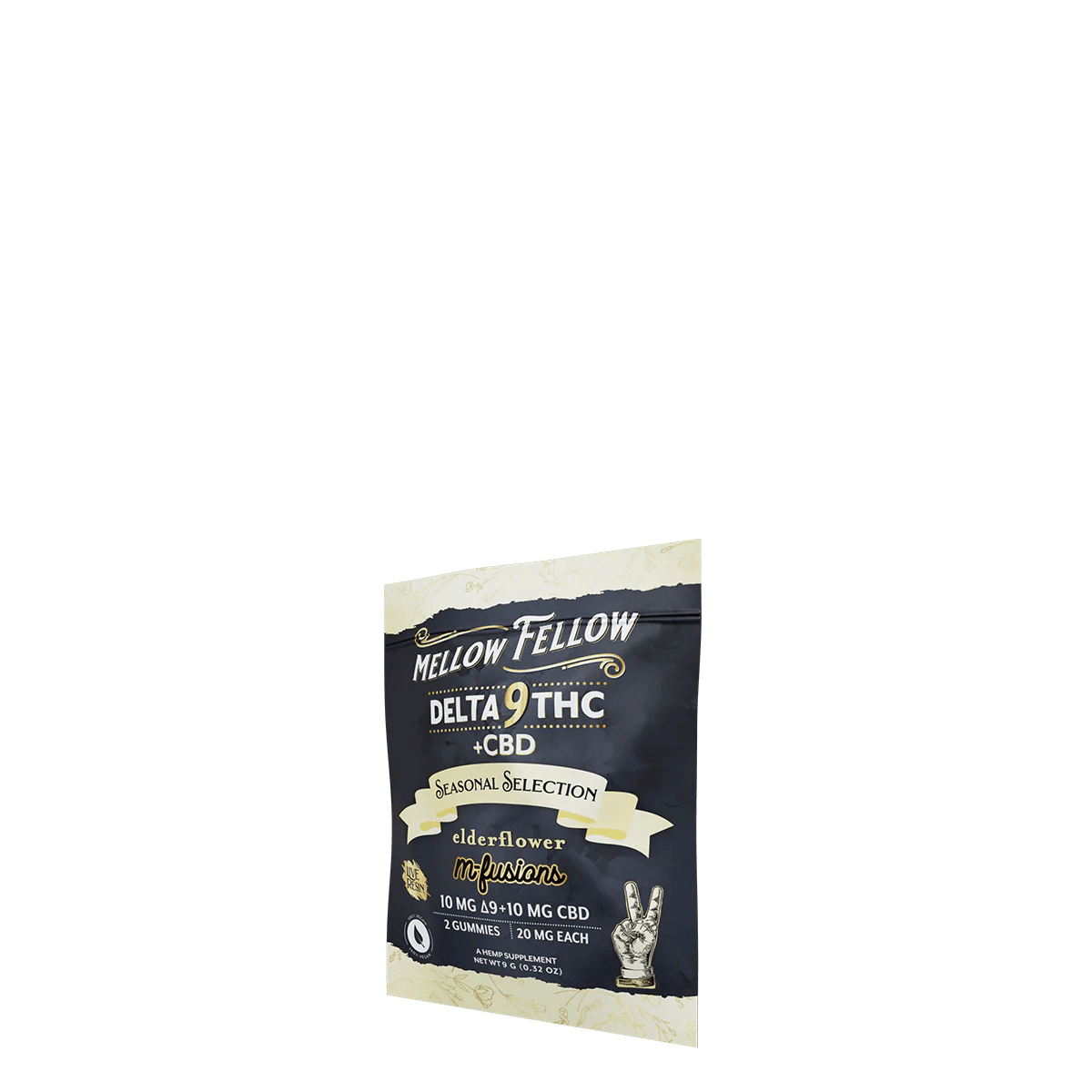 Live Resin Infused Edibles - 2 ct. 40mg Delta 9 THC & CBD - Elderflower (Seasonal Selection)