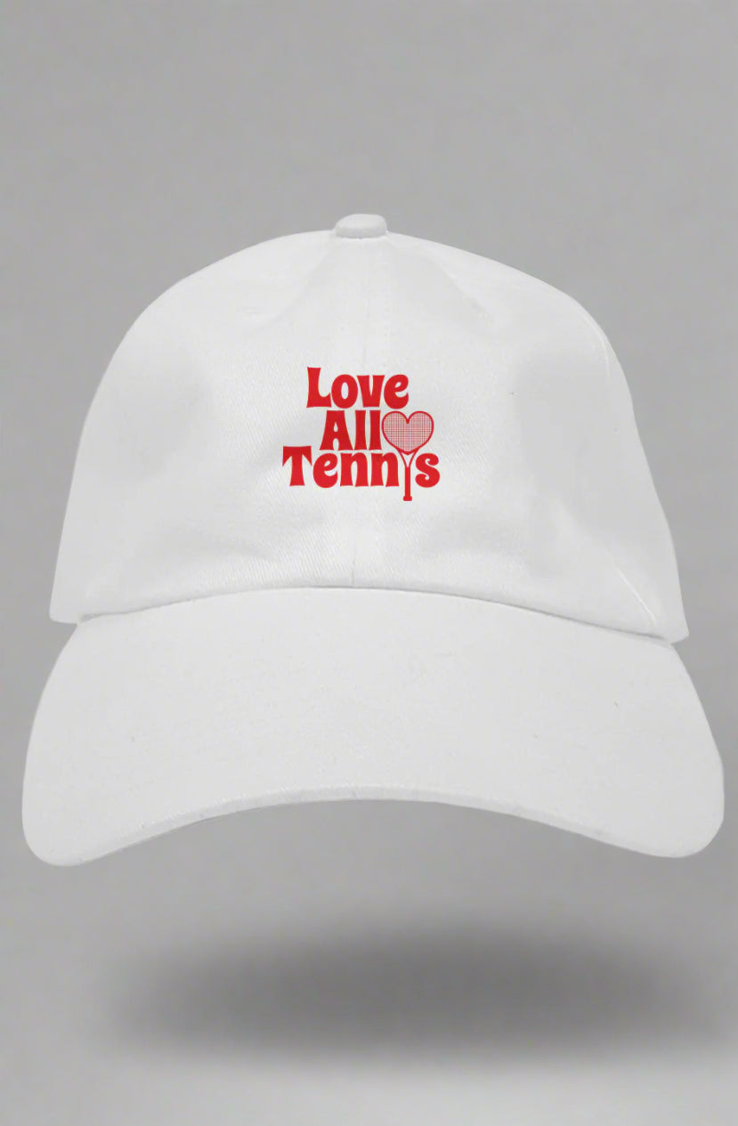 Love All Tennis Premium Baseball Hat