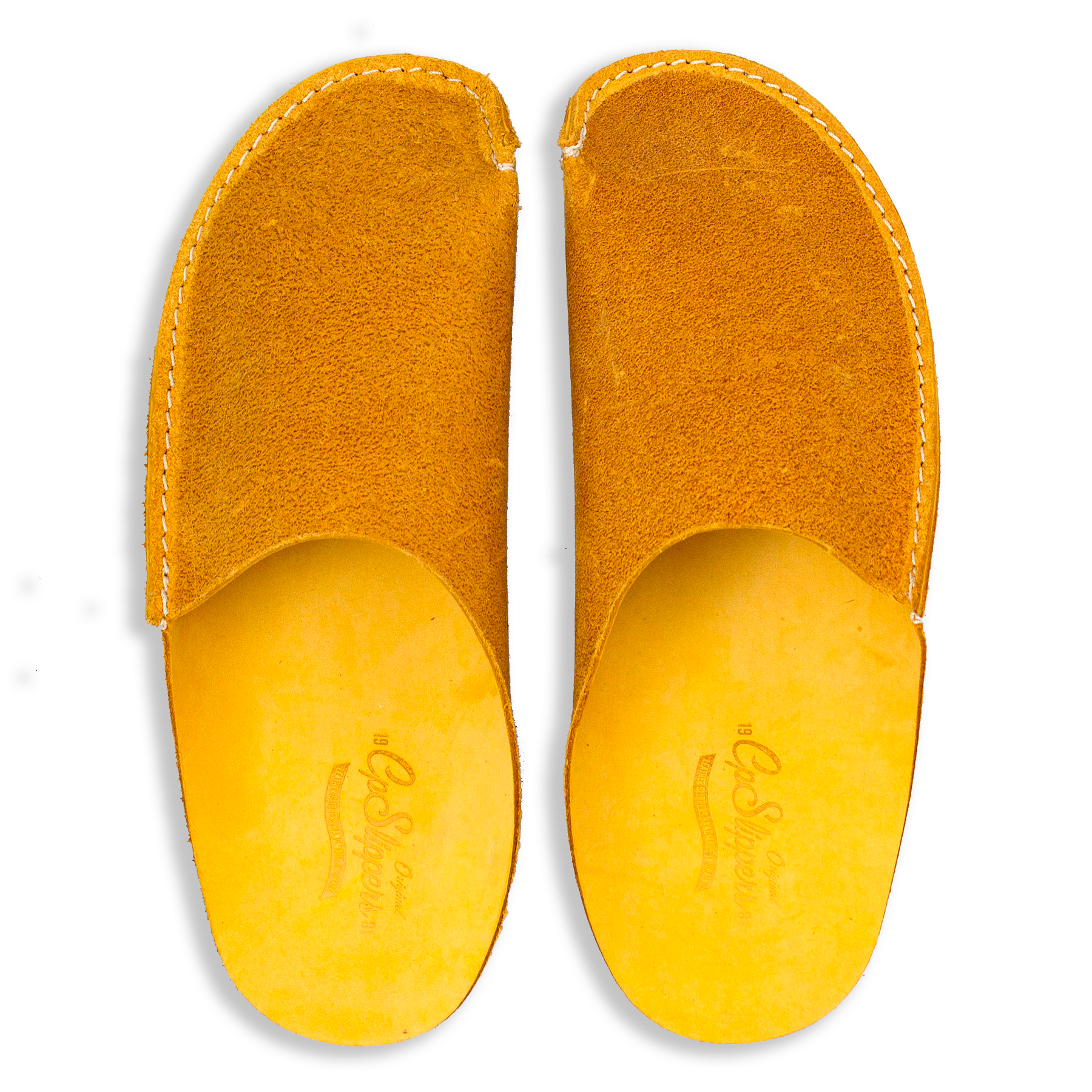 Yellow CP Slippers Minimalist