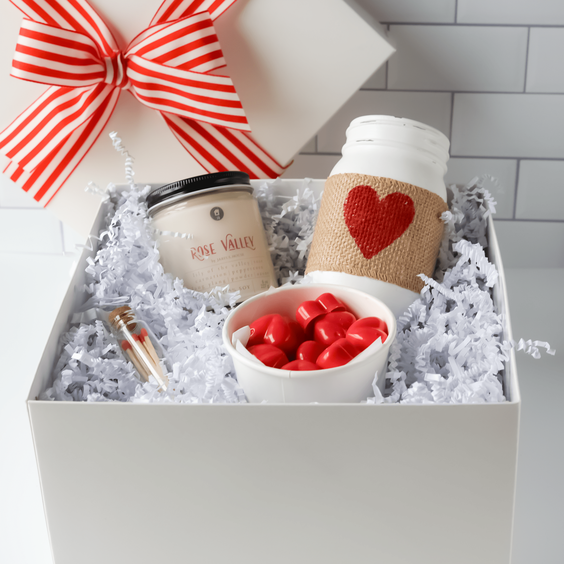 Romantic Rose Valley Candle and Wax Melts Set